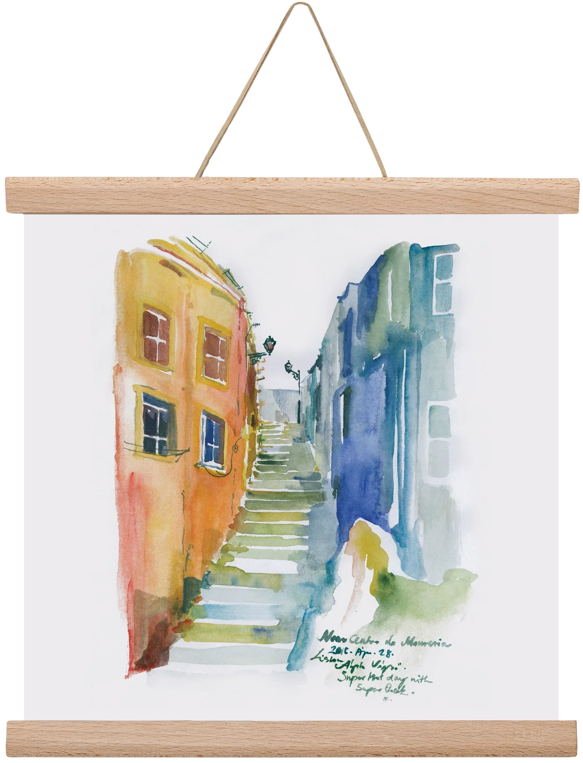 LISBON Aquarelle No.1 - artbridge