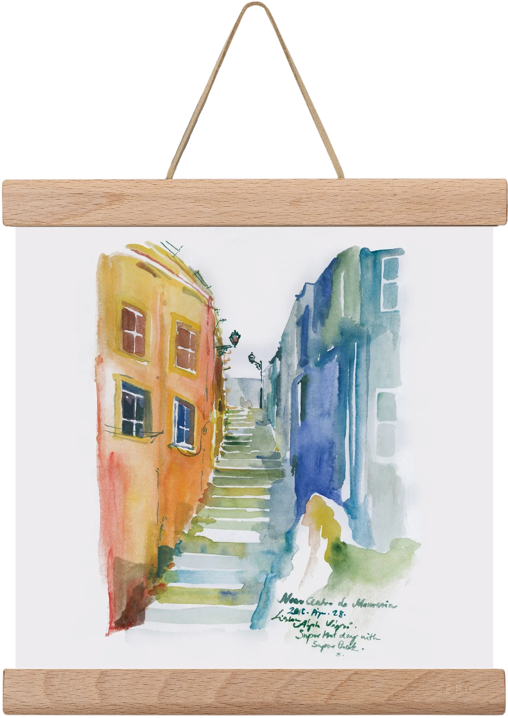LISBON Aquarelle No.1 - artbridge