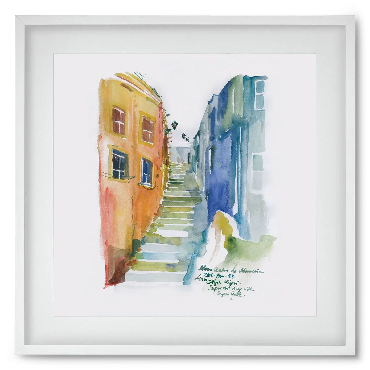 LISBON Aquarelle No.1 - artbridge
