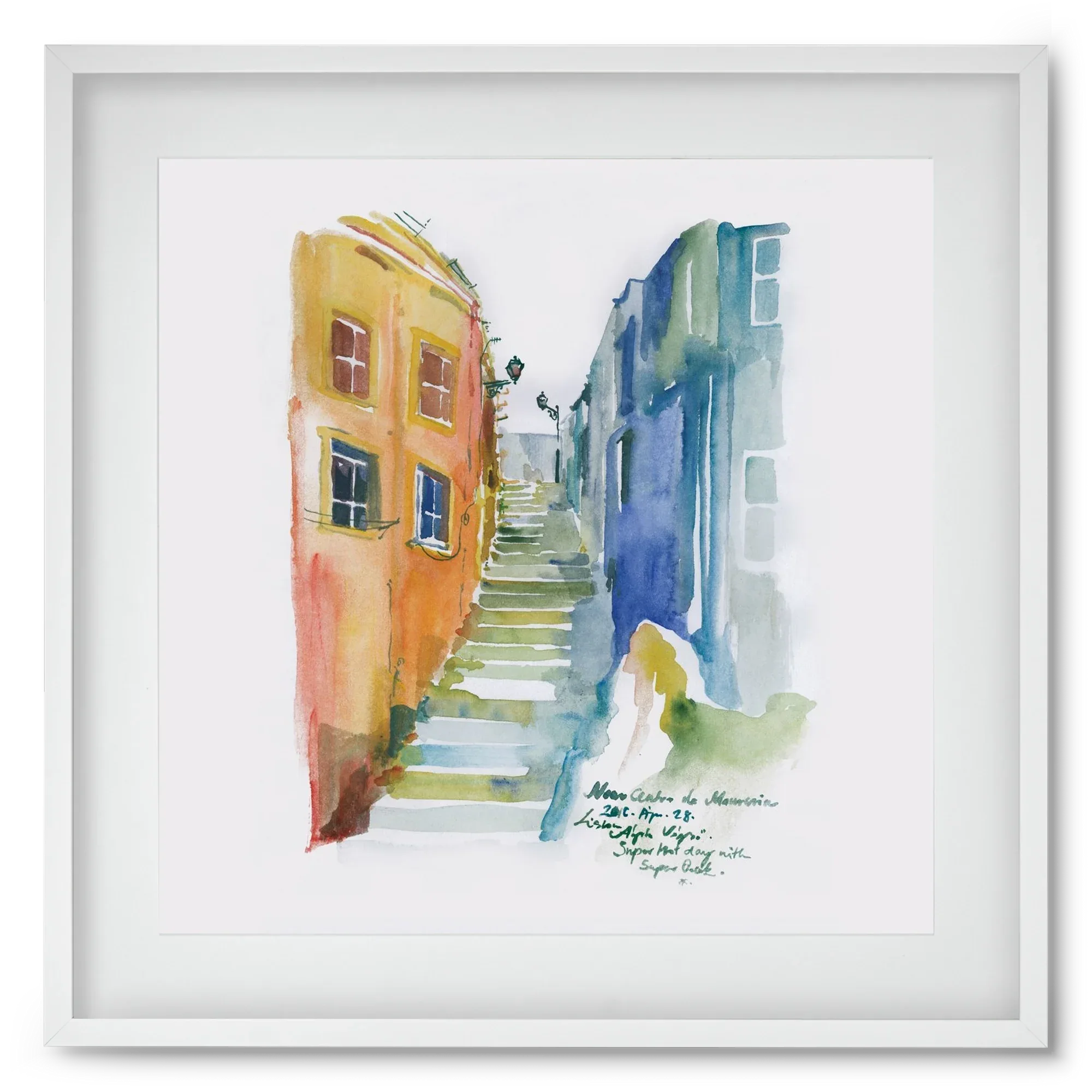 LISBON Aquarelle No.1 - artbridge