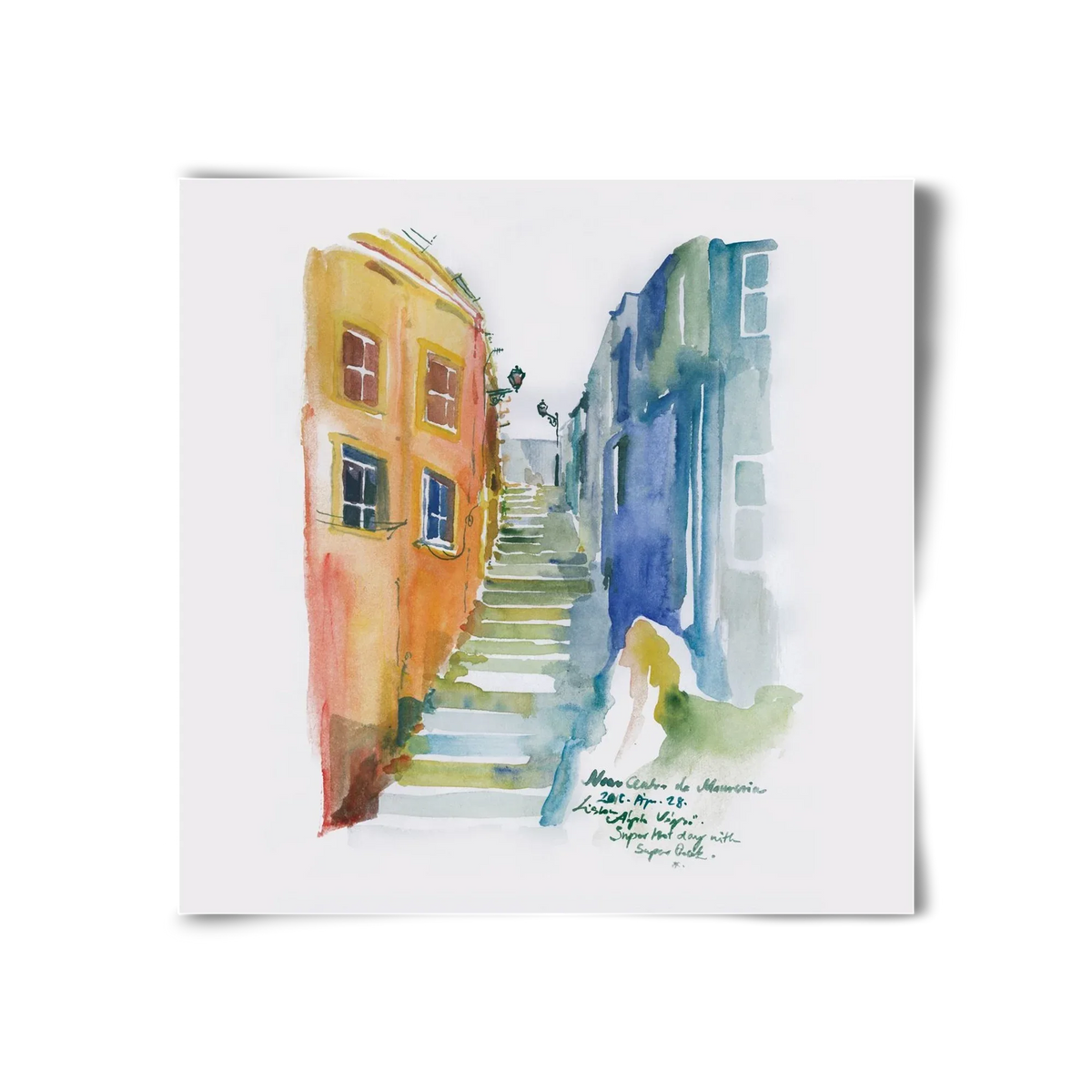 LISBON Aquarelle No.1 - artbridge