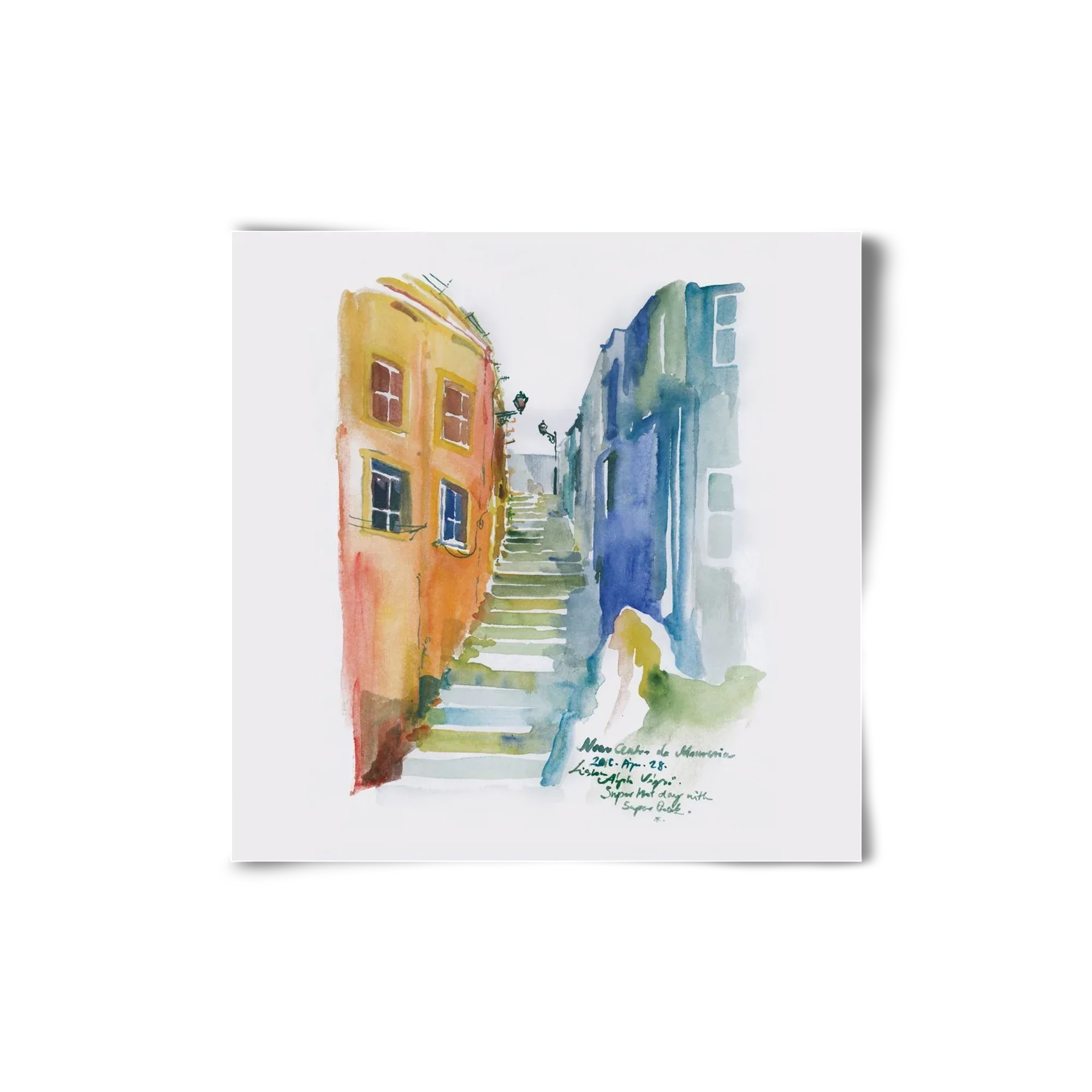 LISBON Aquarelle No.1 - artbridge