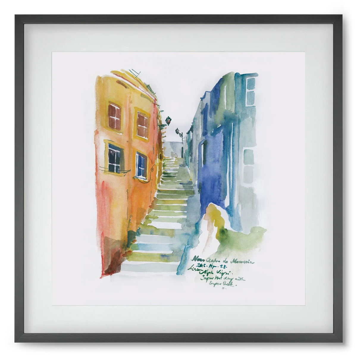 LISBON Aquarelle No.1 - artbridge