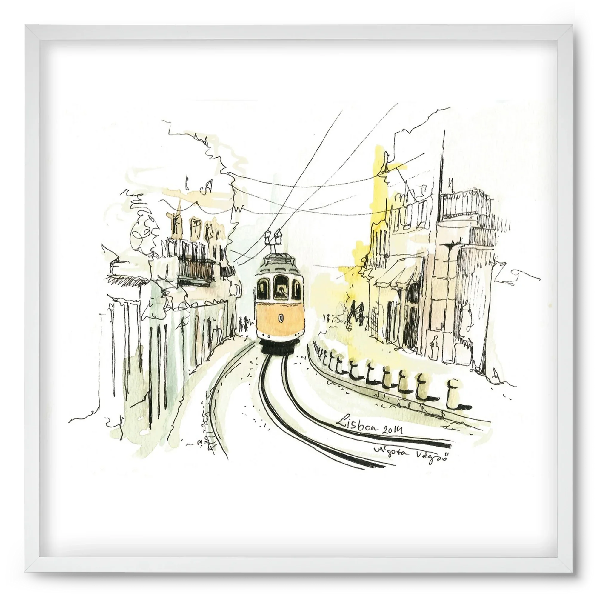 LISBON Aquarelle No.2 - artbridge