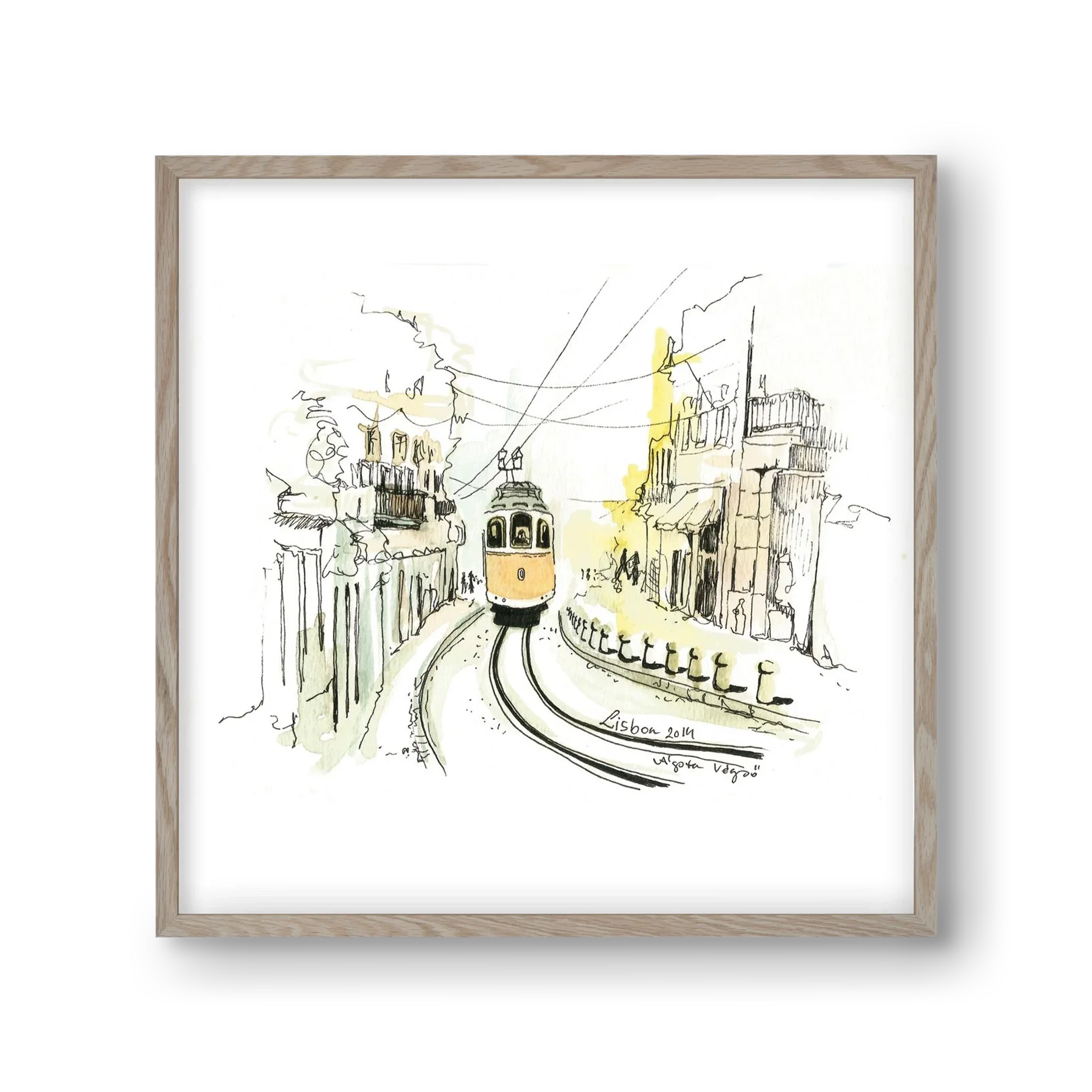 LISBON Aquarelle No.2 - artbridge