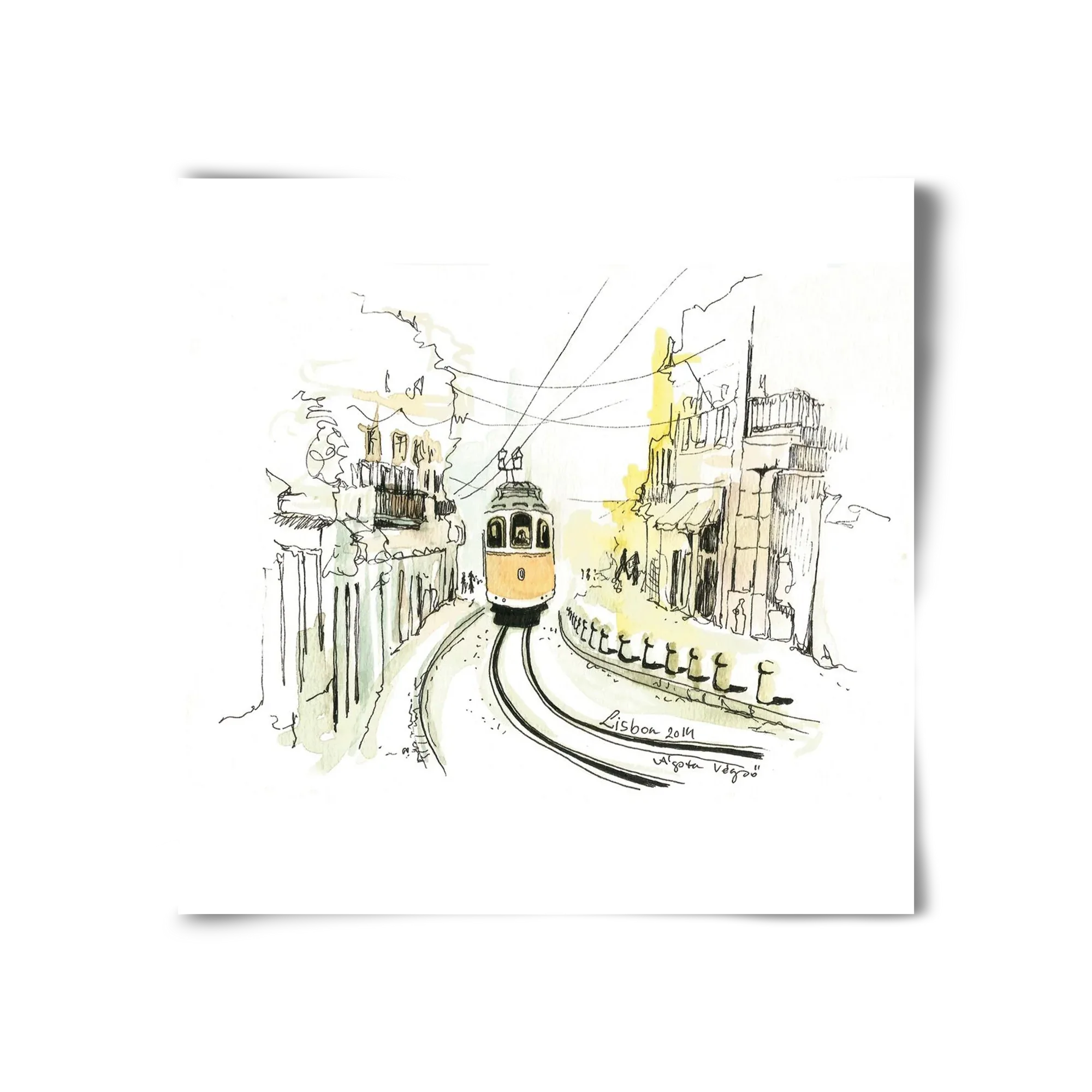 LISBON Aquarelle No.2 - artbridge