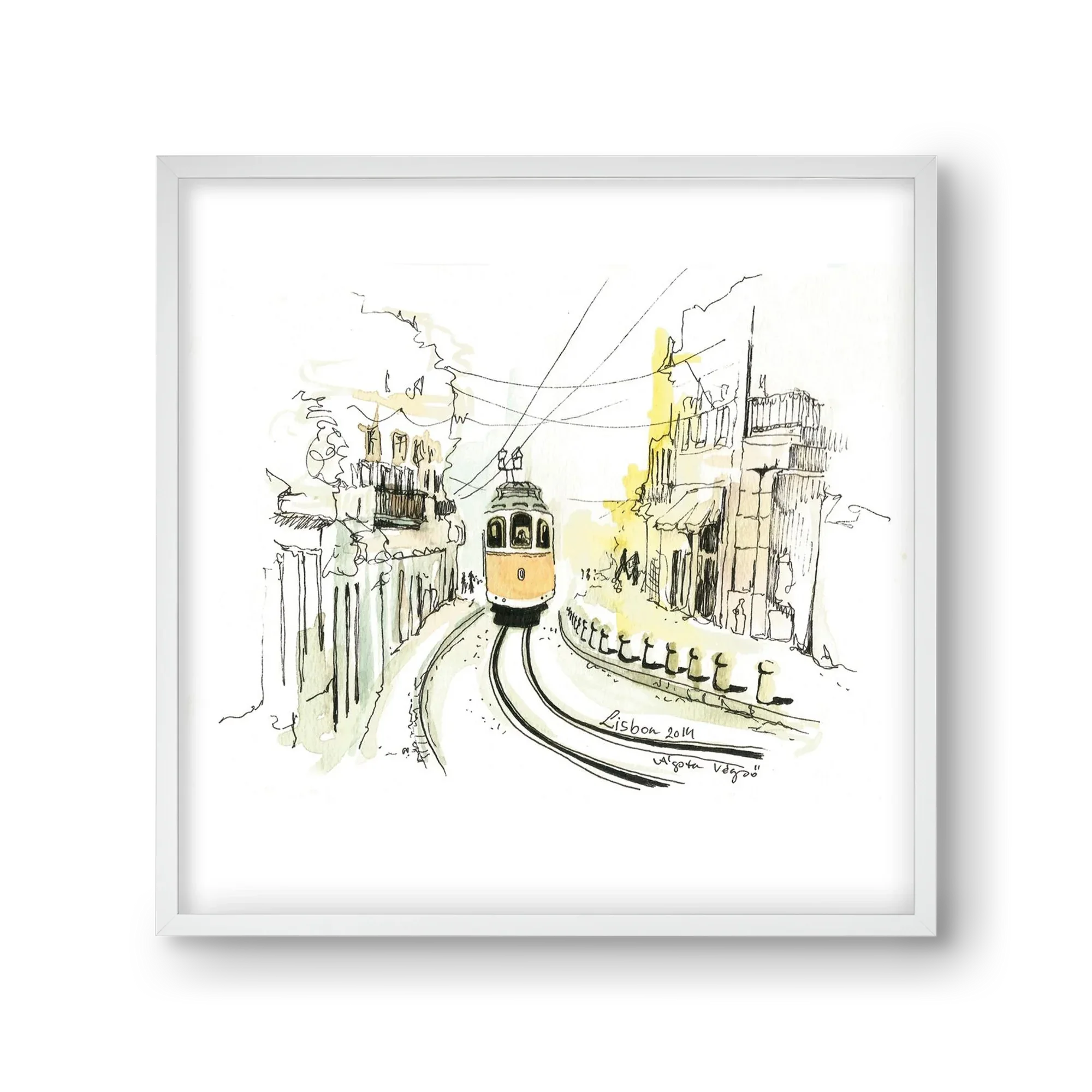 LISBON Aquarelle No.2 - artbridge