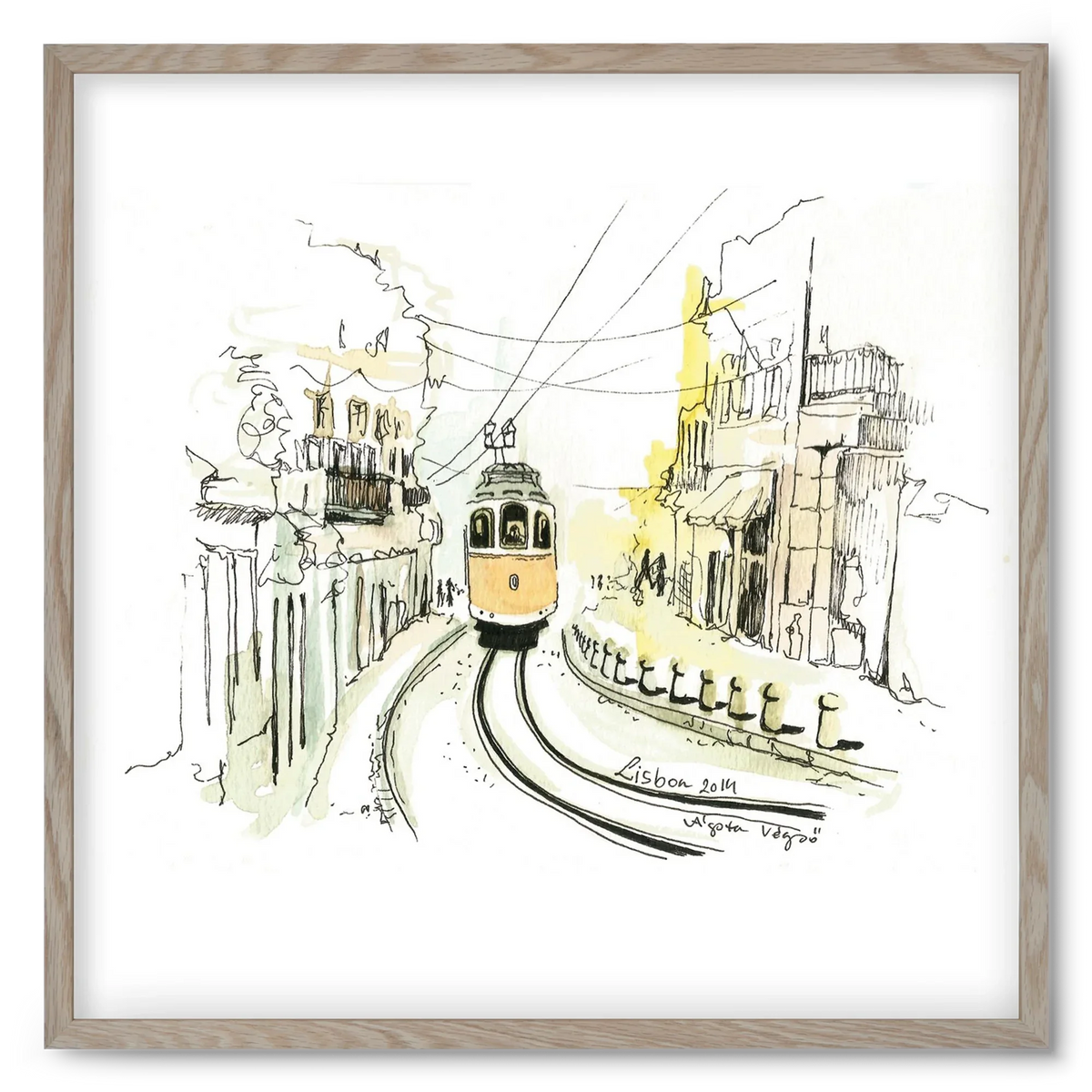 LISBON Aquarelle No.2 - artbridge