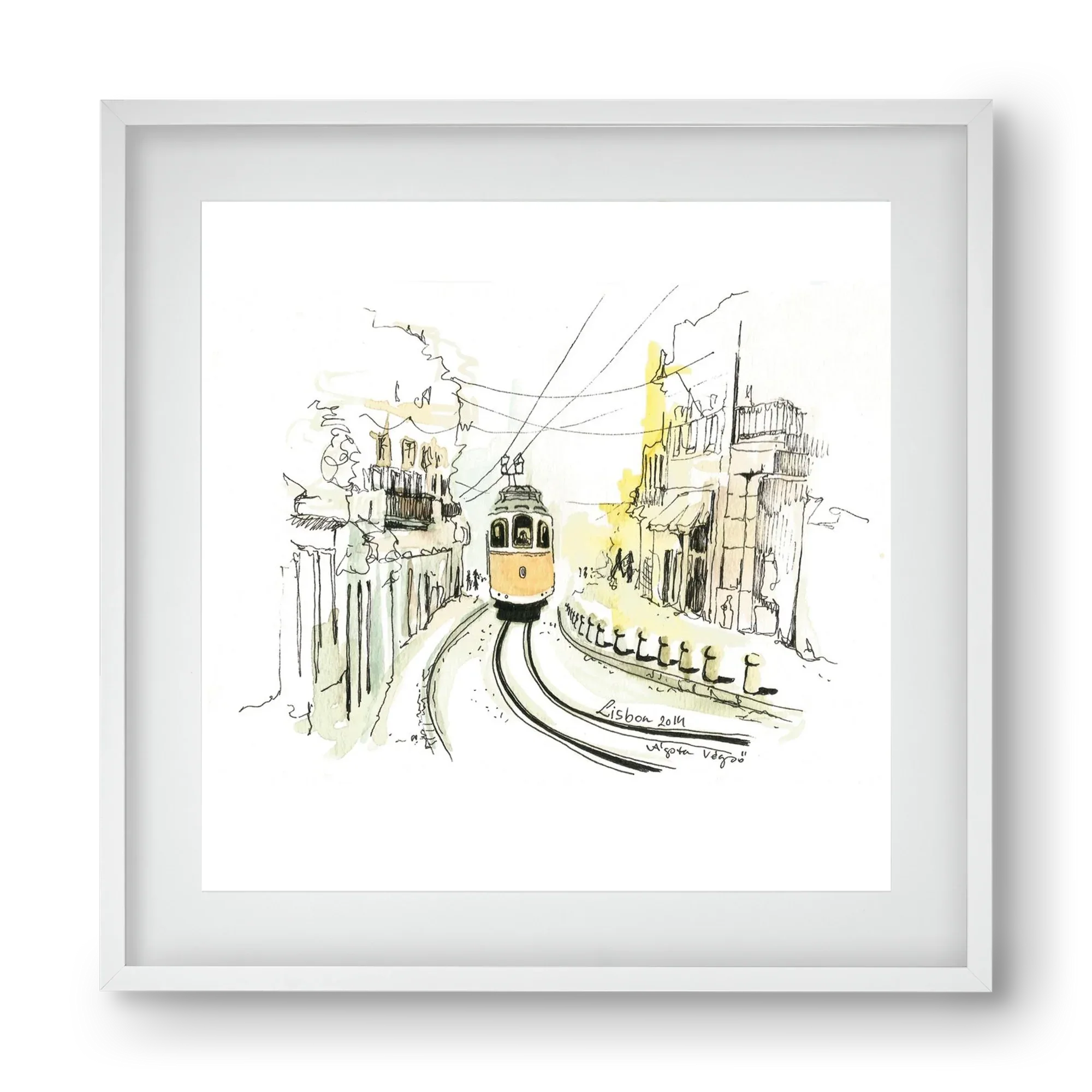 LISBON Aquarelle No.2 - artbridge