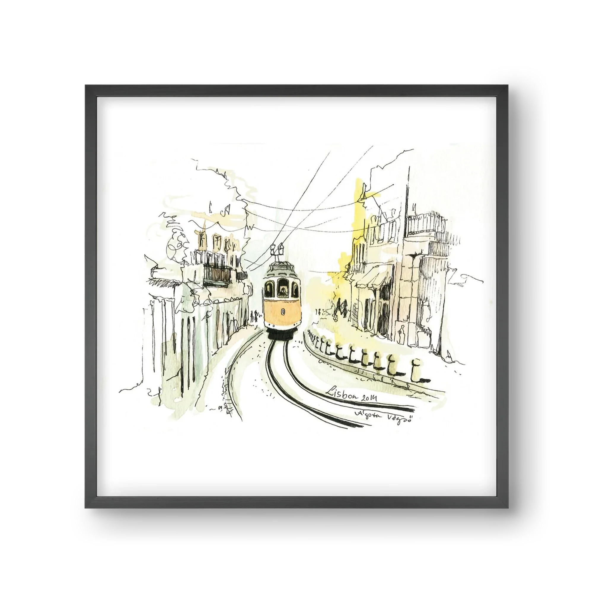 LISBON Aquarelle No.2 - artbridge
