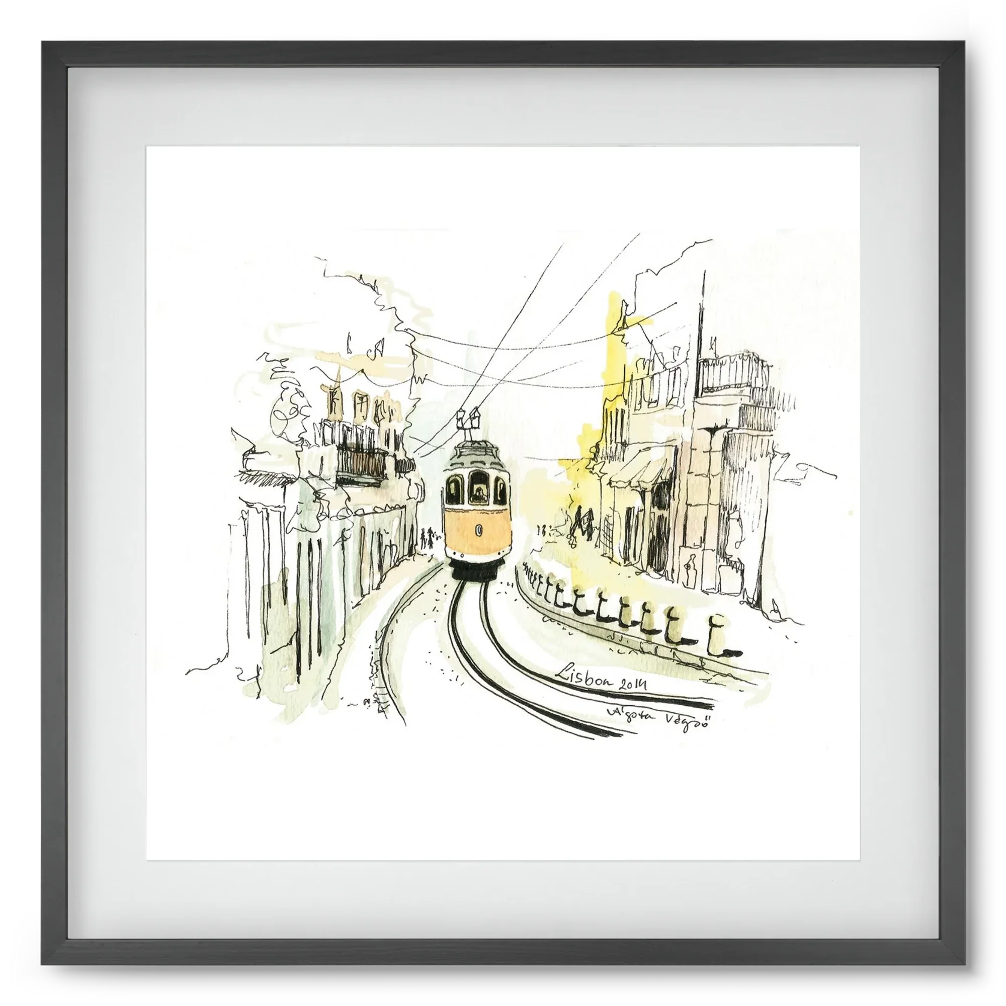 LISBON Aquarelle No.2 - artbridge