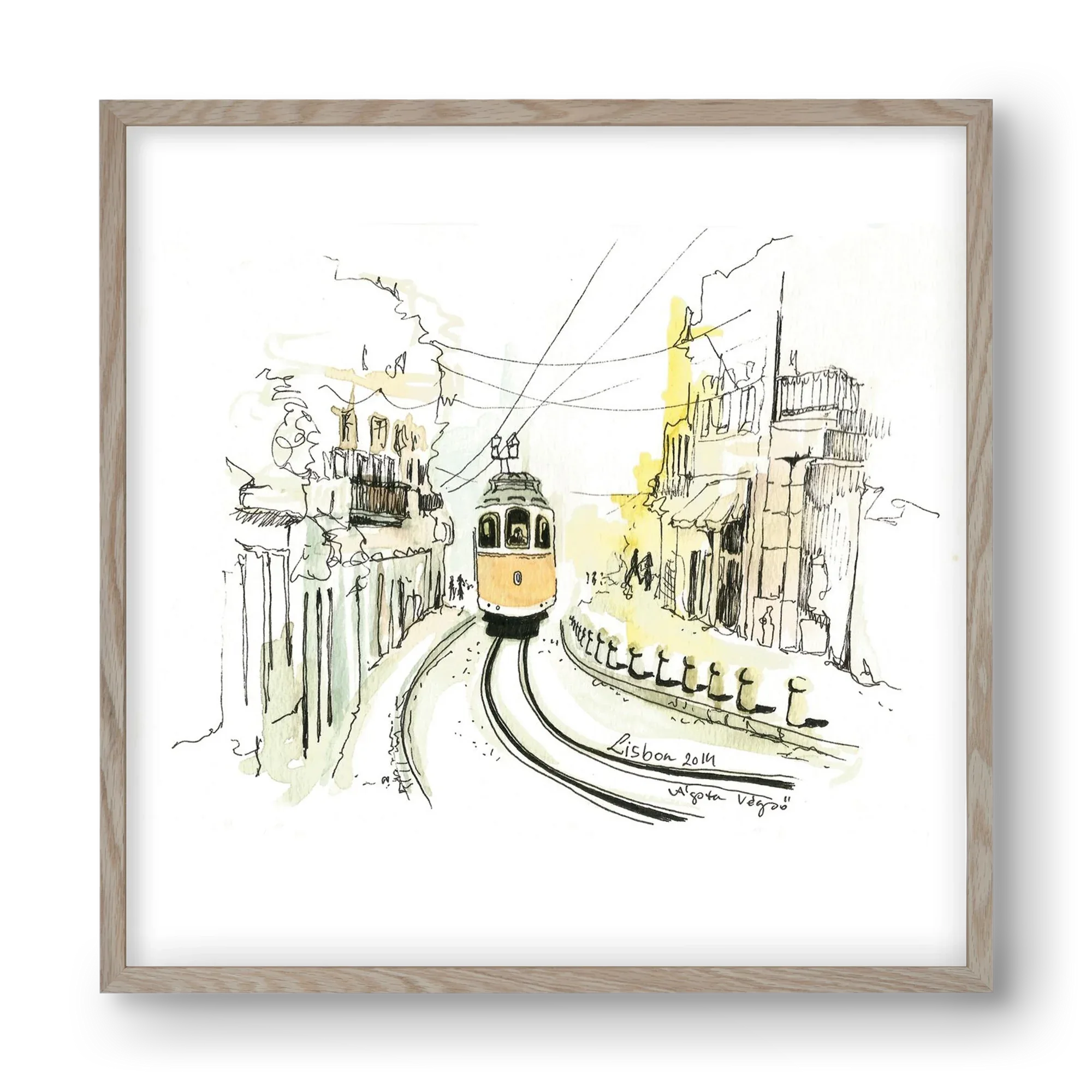 LISBON Aquarelle No.2 - artbridge