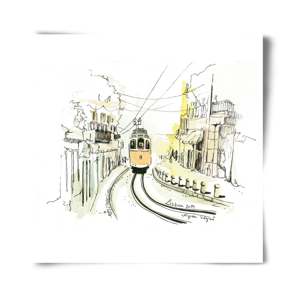 LISBON Aquarelle No.2 - artbridge