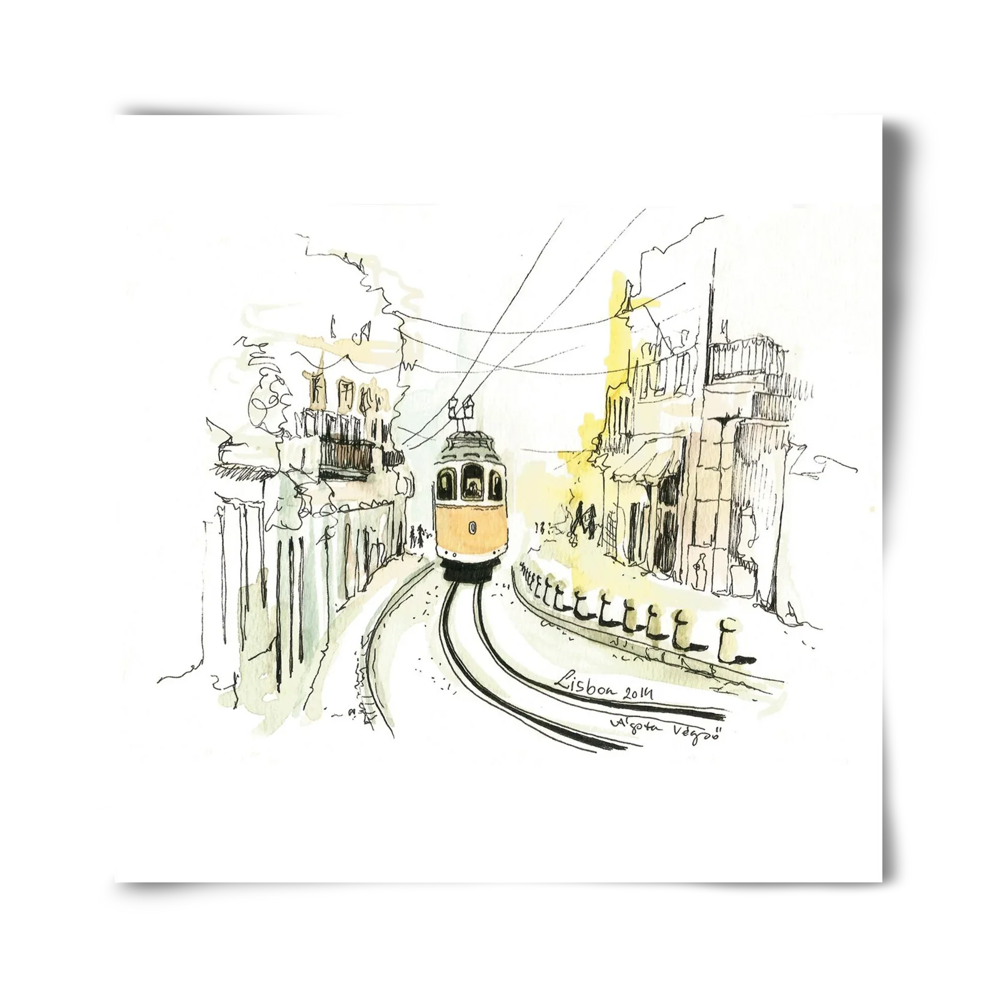 LISBON Aquarelle No.2 - artbridge
