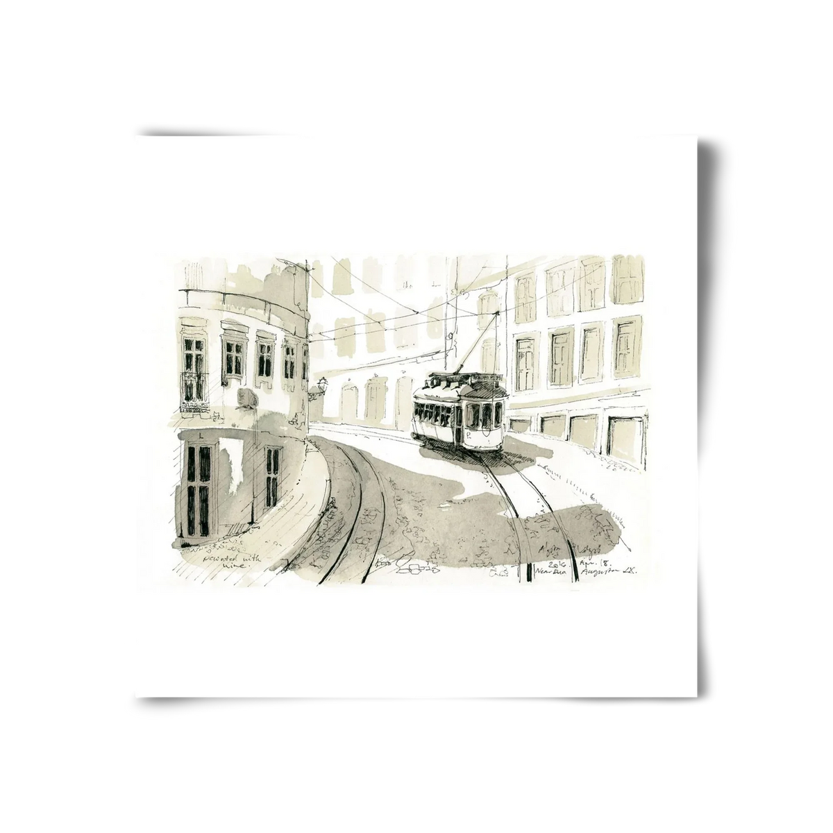 Lisbon Aquarelle No.5 - artbridge