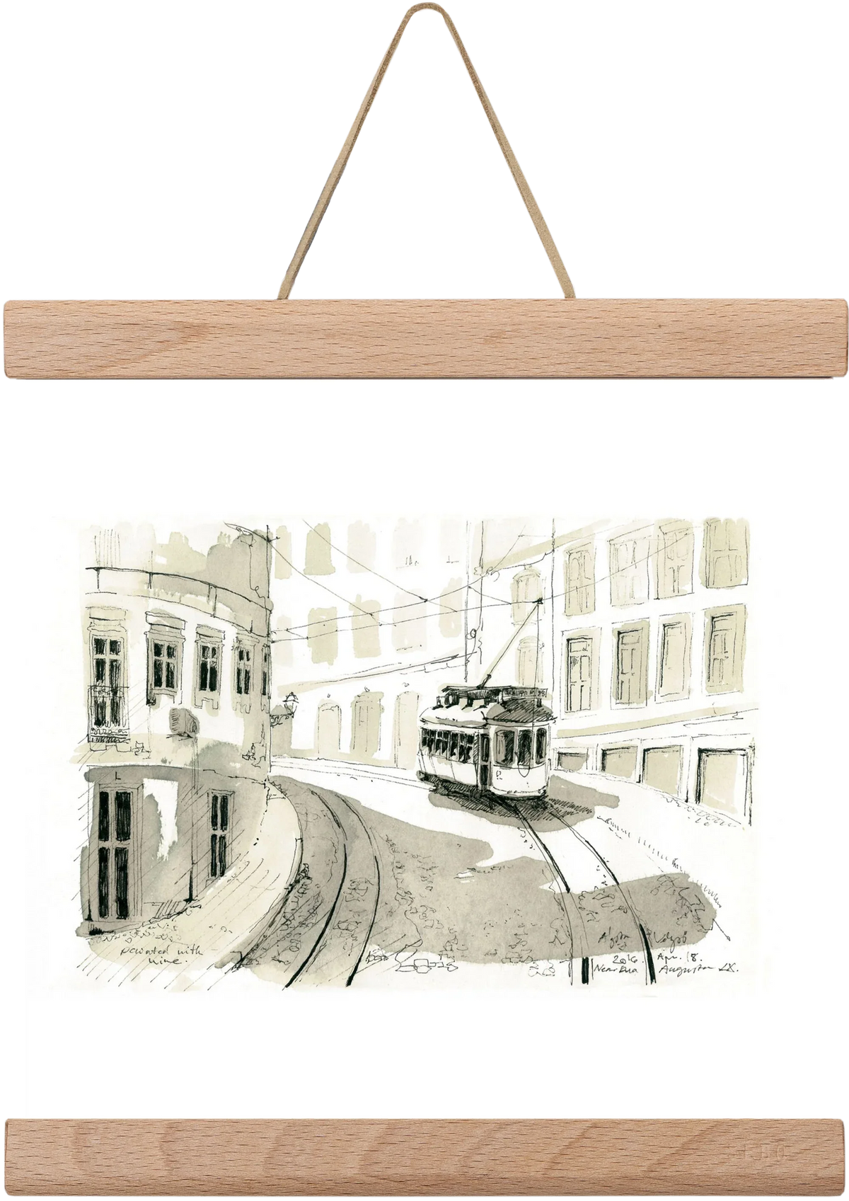Lisbon Aquarelle No.5 - artbridge