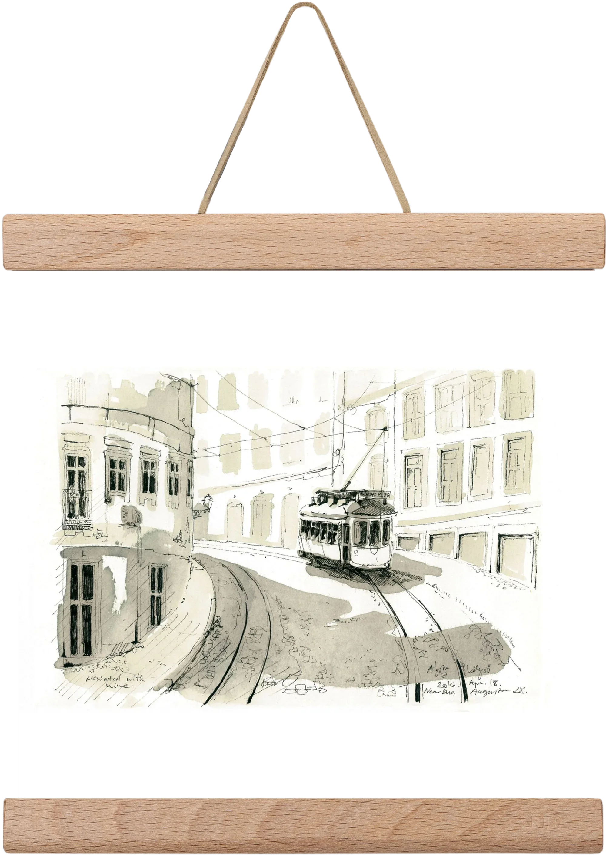 Lisbon Aquarelle No.5 - artbridge