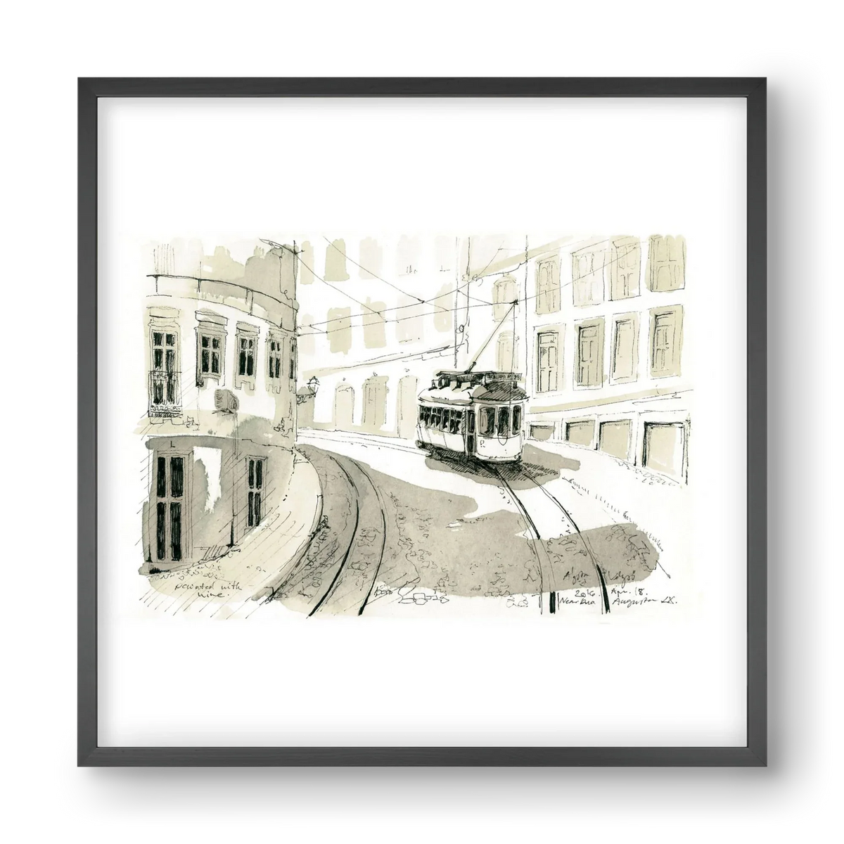 Lisbon Aquarelle No.5 - artbridge