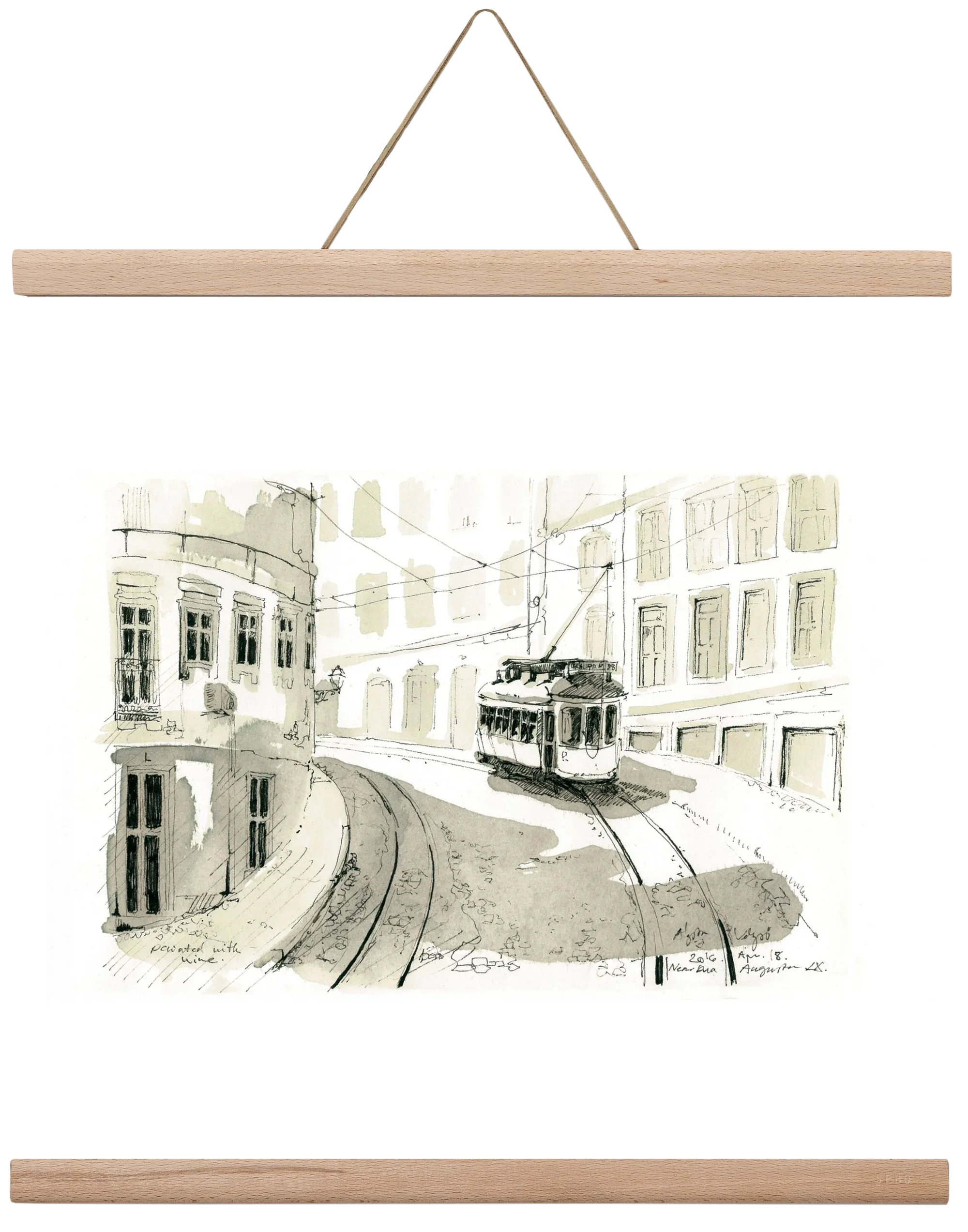 Lisbon Aquarelle No.5 - artbridge