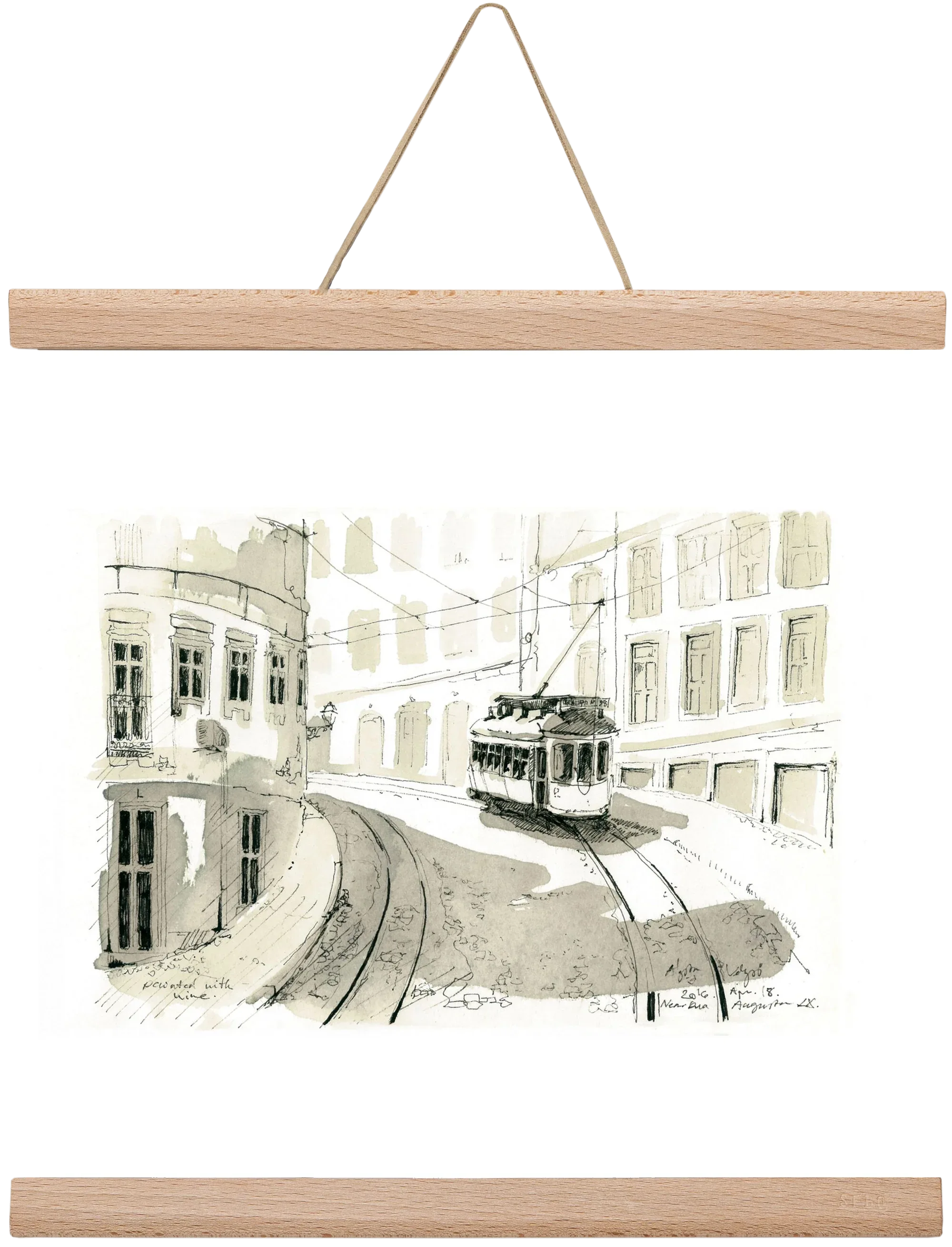 Lisbon Aquarelle No.5 - artbridge
