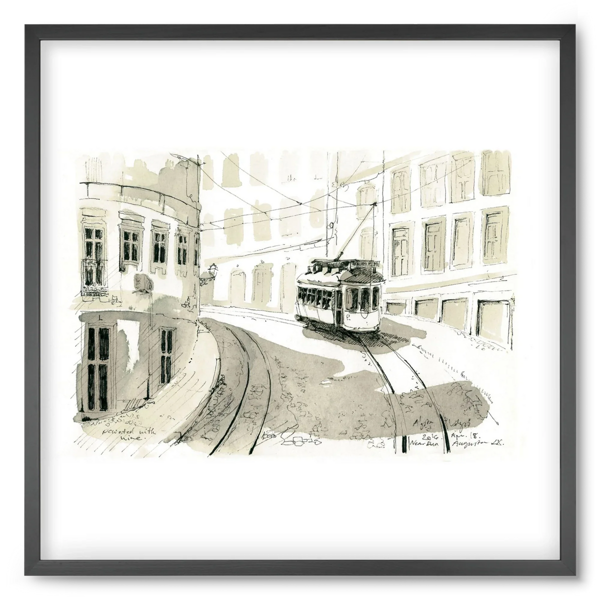 Lisbon Aquarelle No.5 - artbridge
