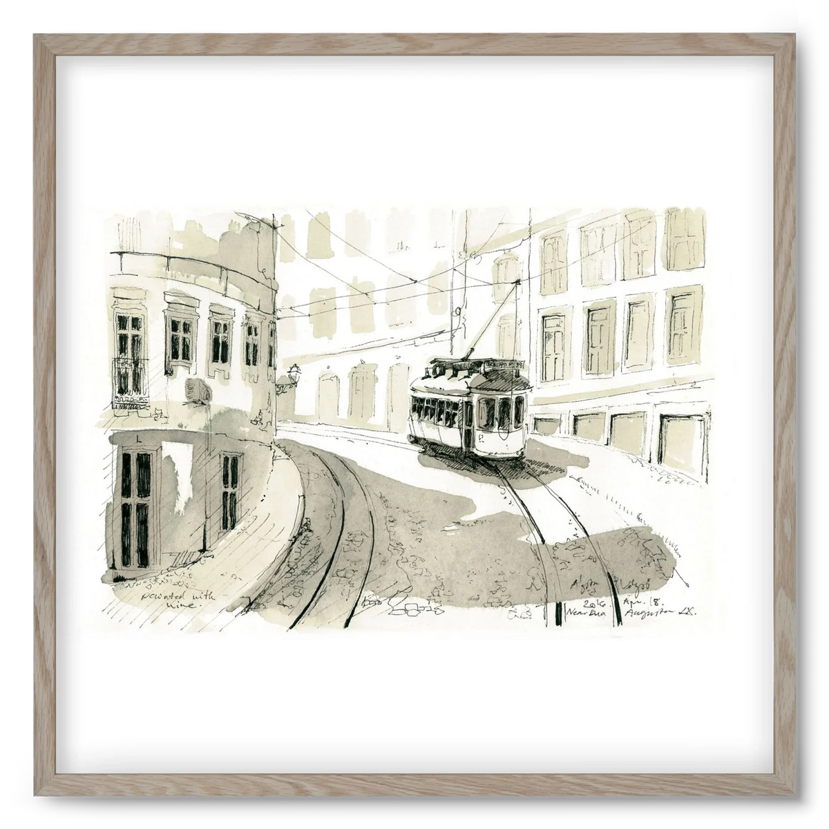 Lisbon Aquarelle No.5 - artbridge