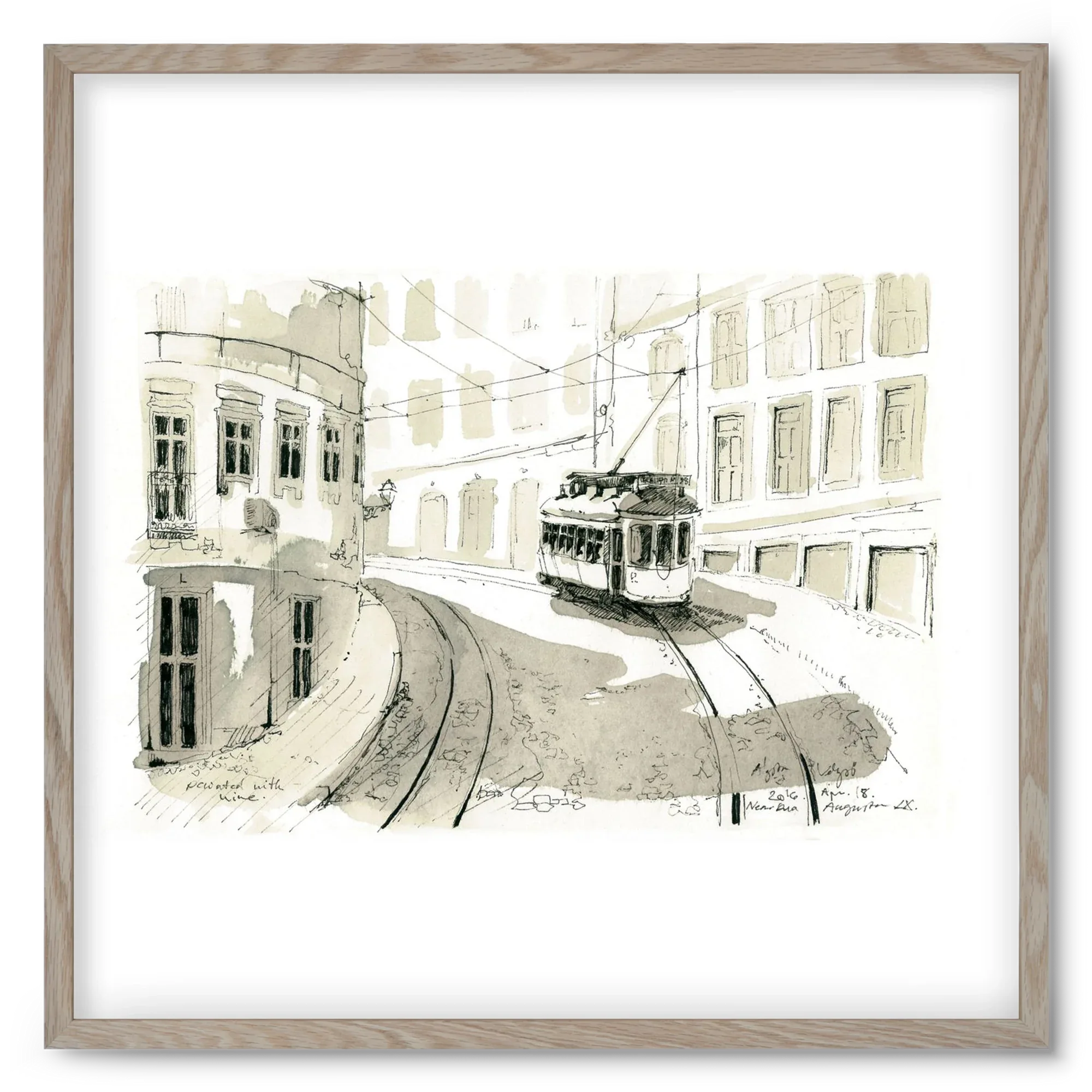 Lisbon Aquarelle No.5 - artbridge