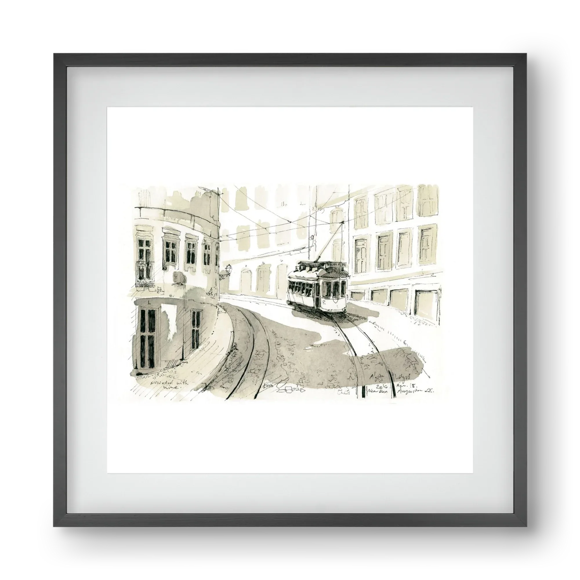 Lisbon Aquarelle No.5 - artbridge