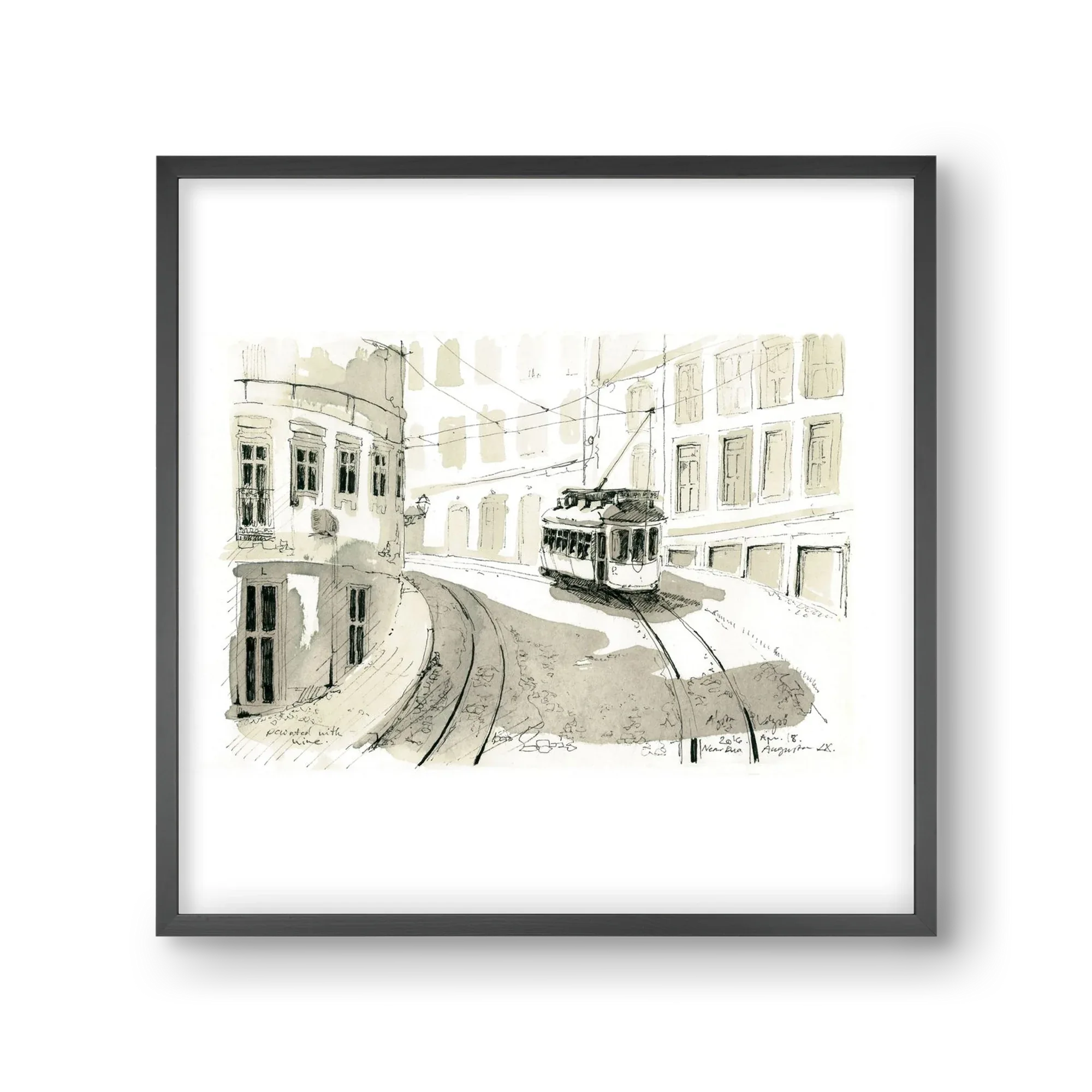 Lisbon Aquarelle No.5 - artbridge