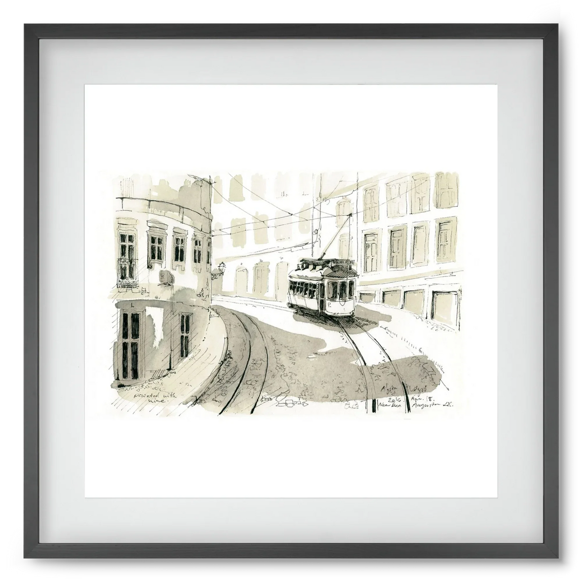 Lisbon Aquarelle No.5 - artbridge