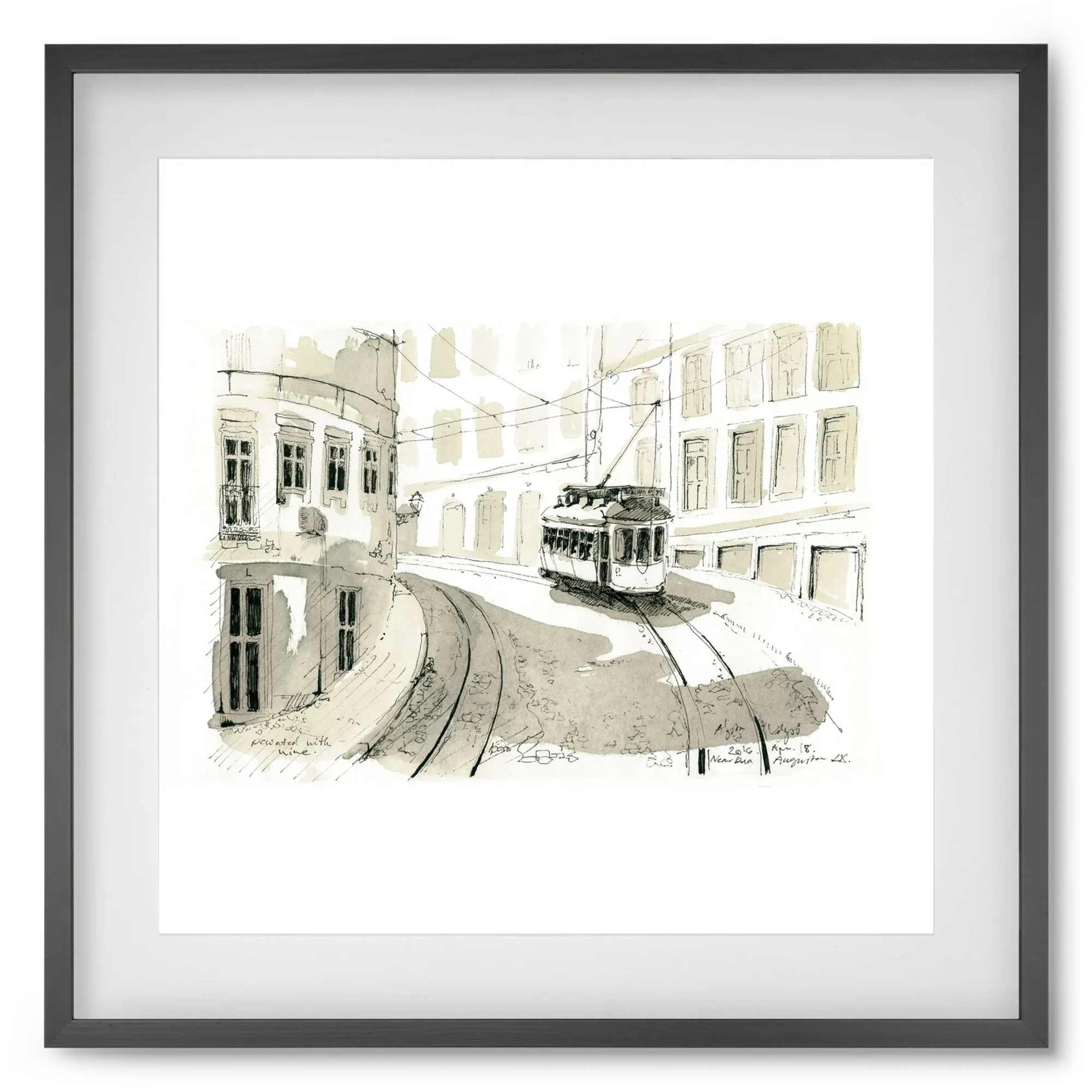 Lisbon Aquarelle No.5 - artbridge