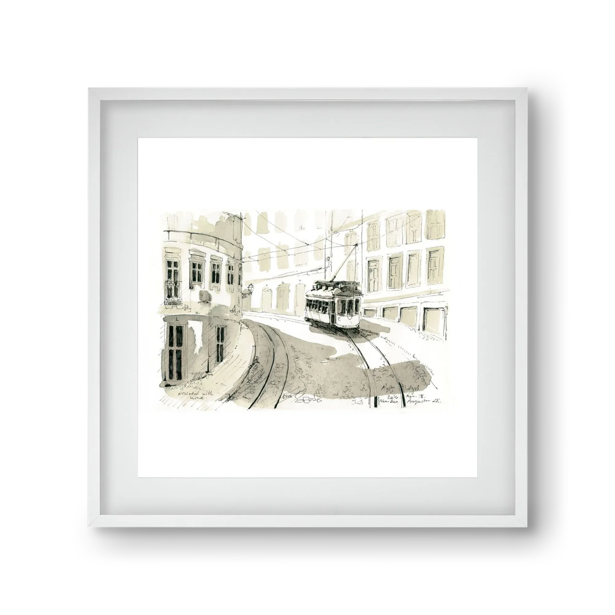 Lisbon Aquarelle No.5 - artbridge
