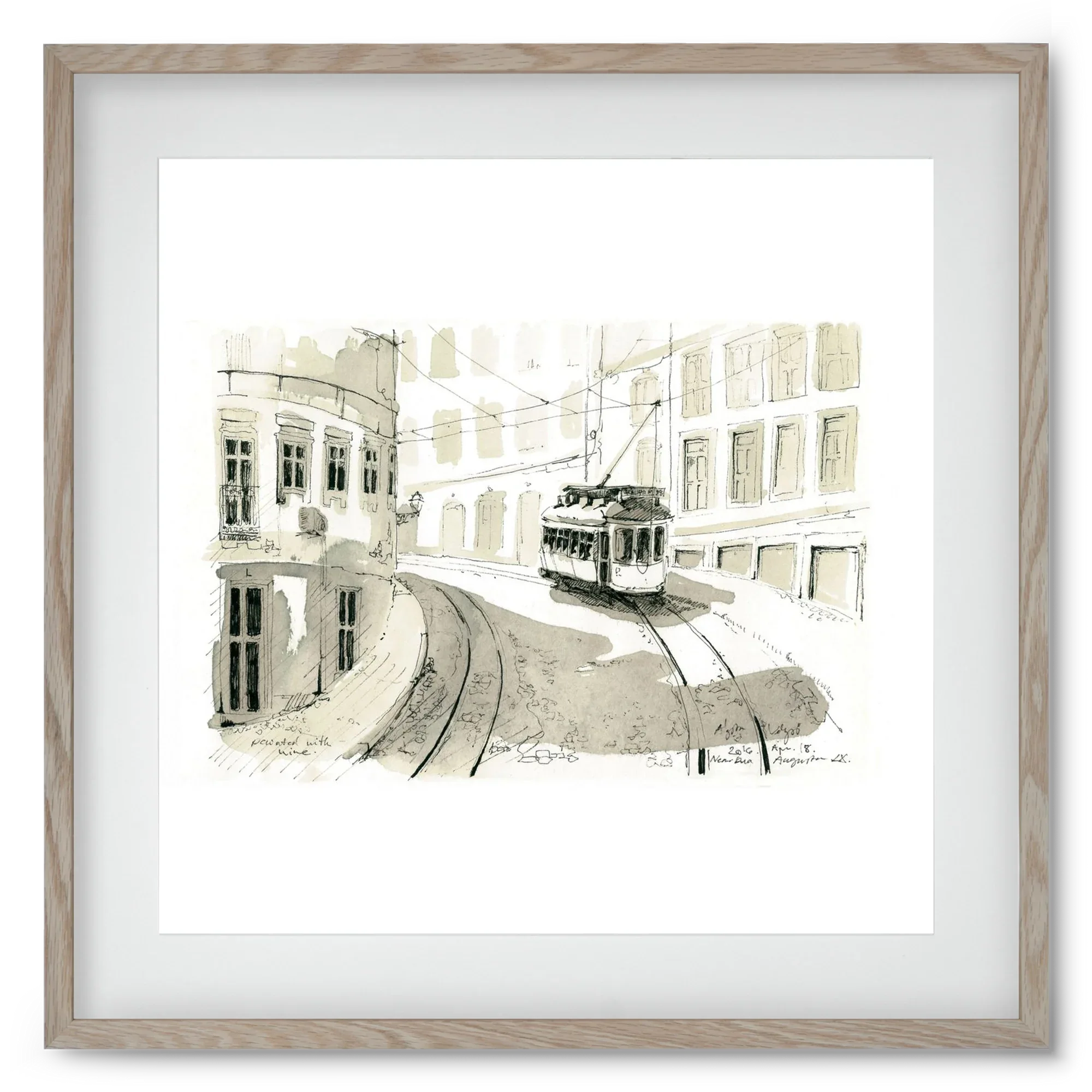 Lisbon Aquarelle No.5 - artbridge