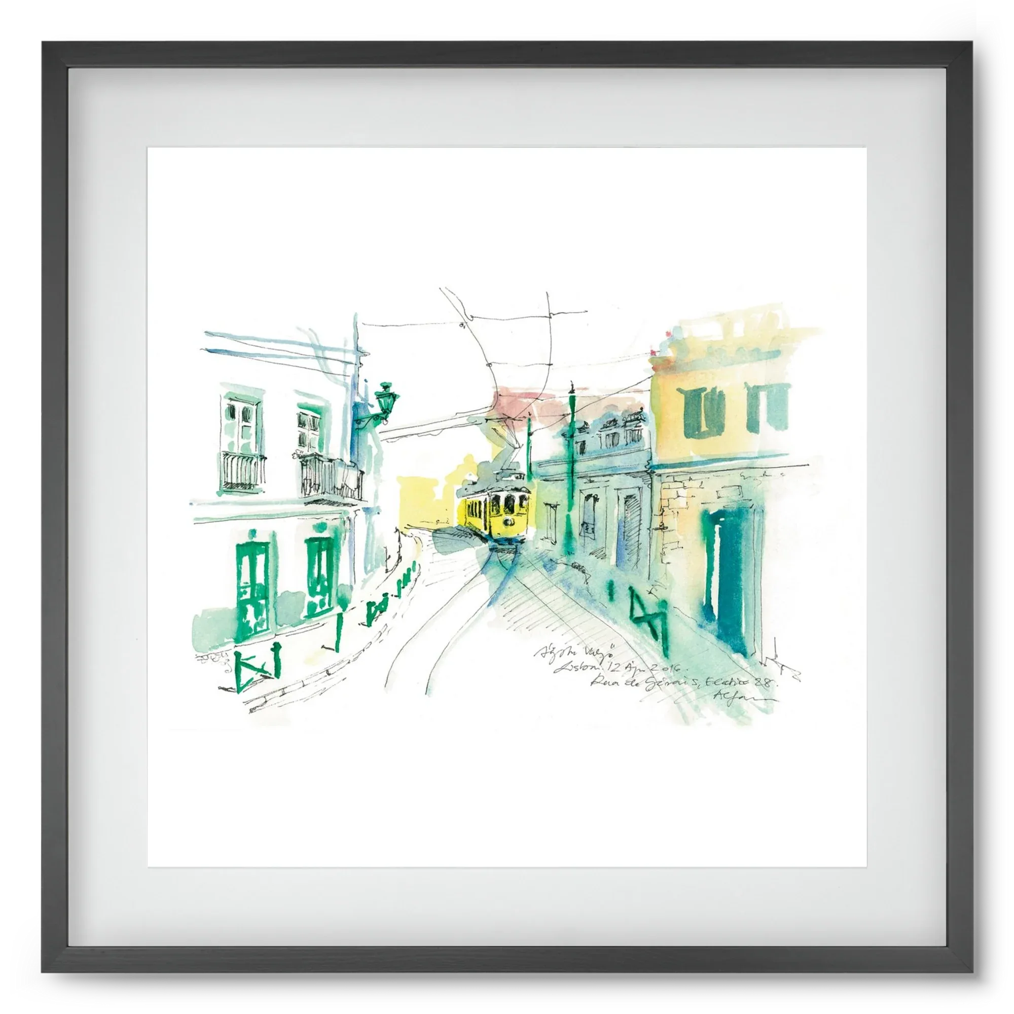 Lisbon Aquarelle No.6 - artbridge