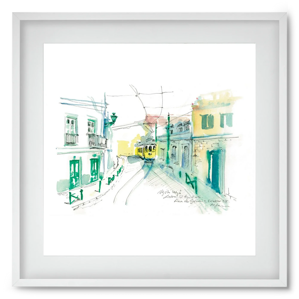 Lisbon Aquarelle No.6 - artbridge