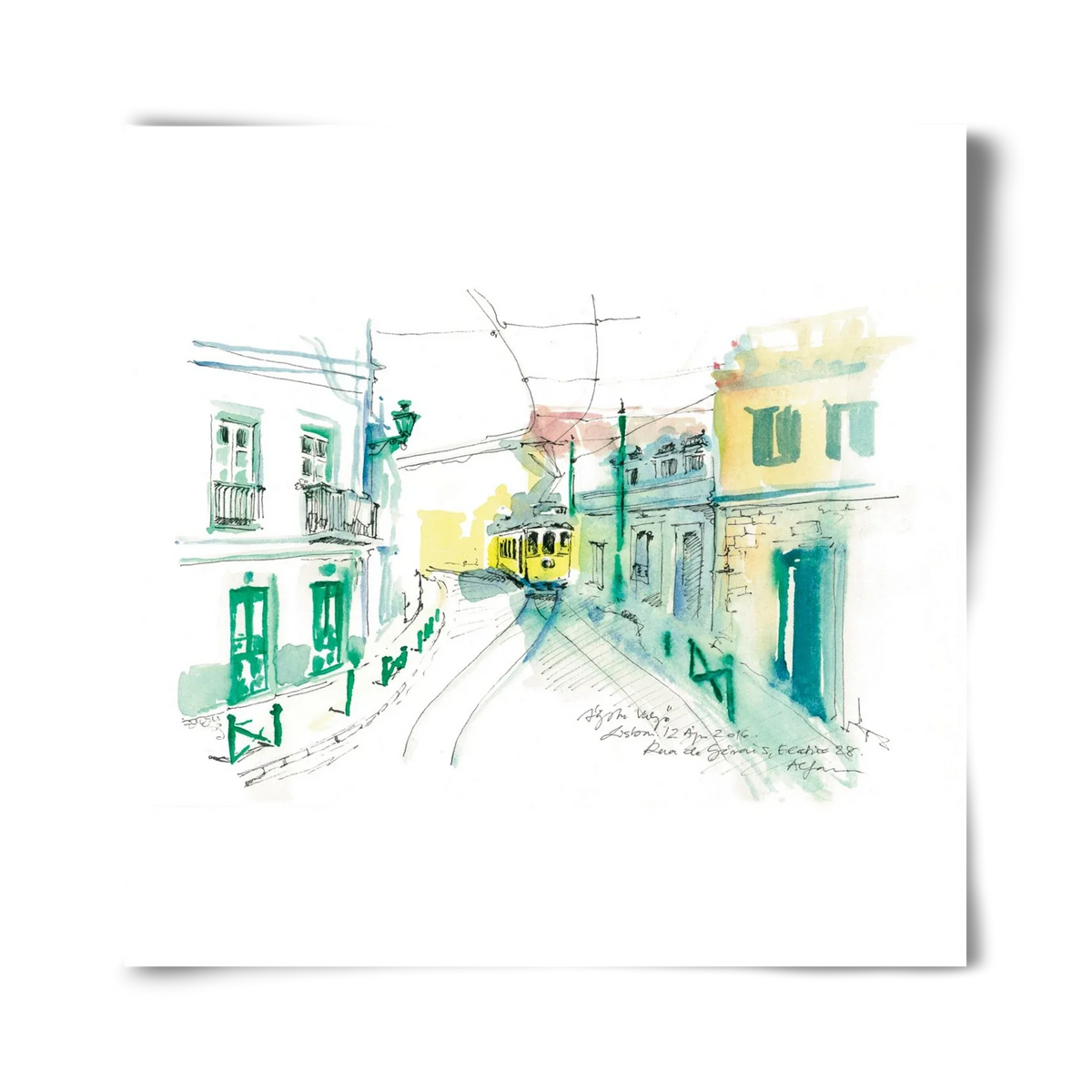 Lisbon Aquarelle No.6 - artbridge