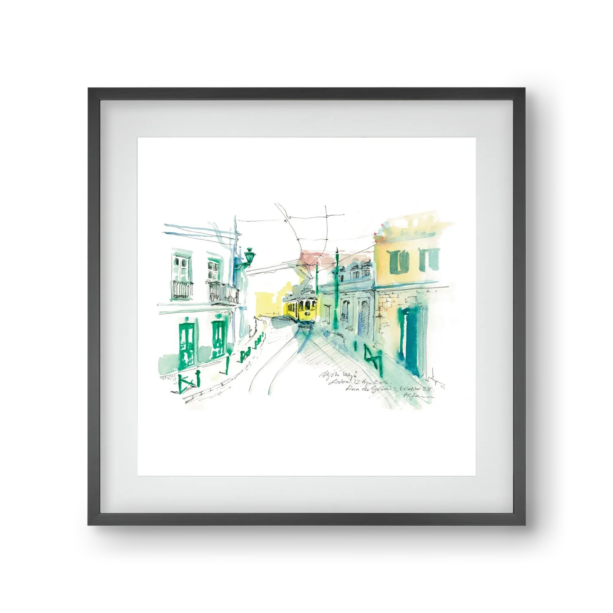 Lisbon Aquarelle No.6 - artbridge