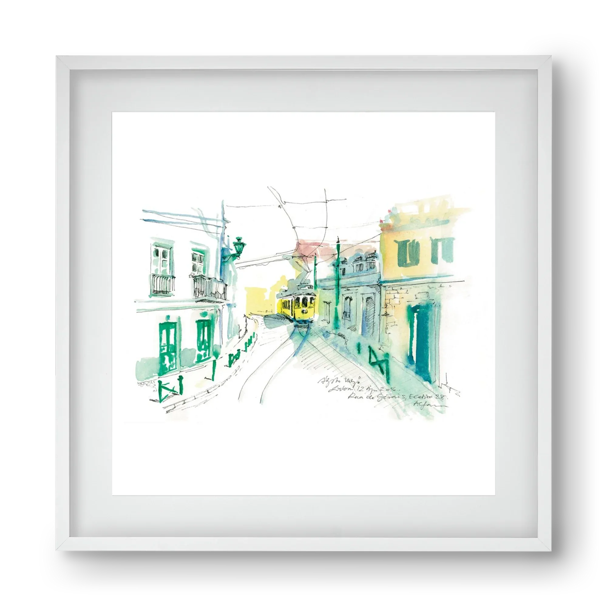 Lisbon Aquarelle No.6 - artbridge