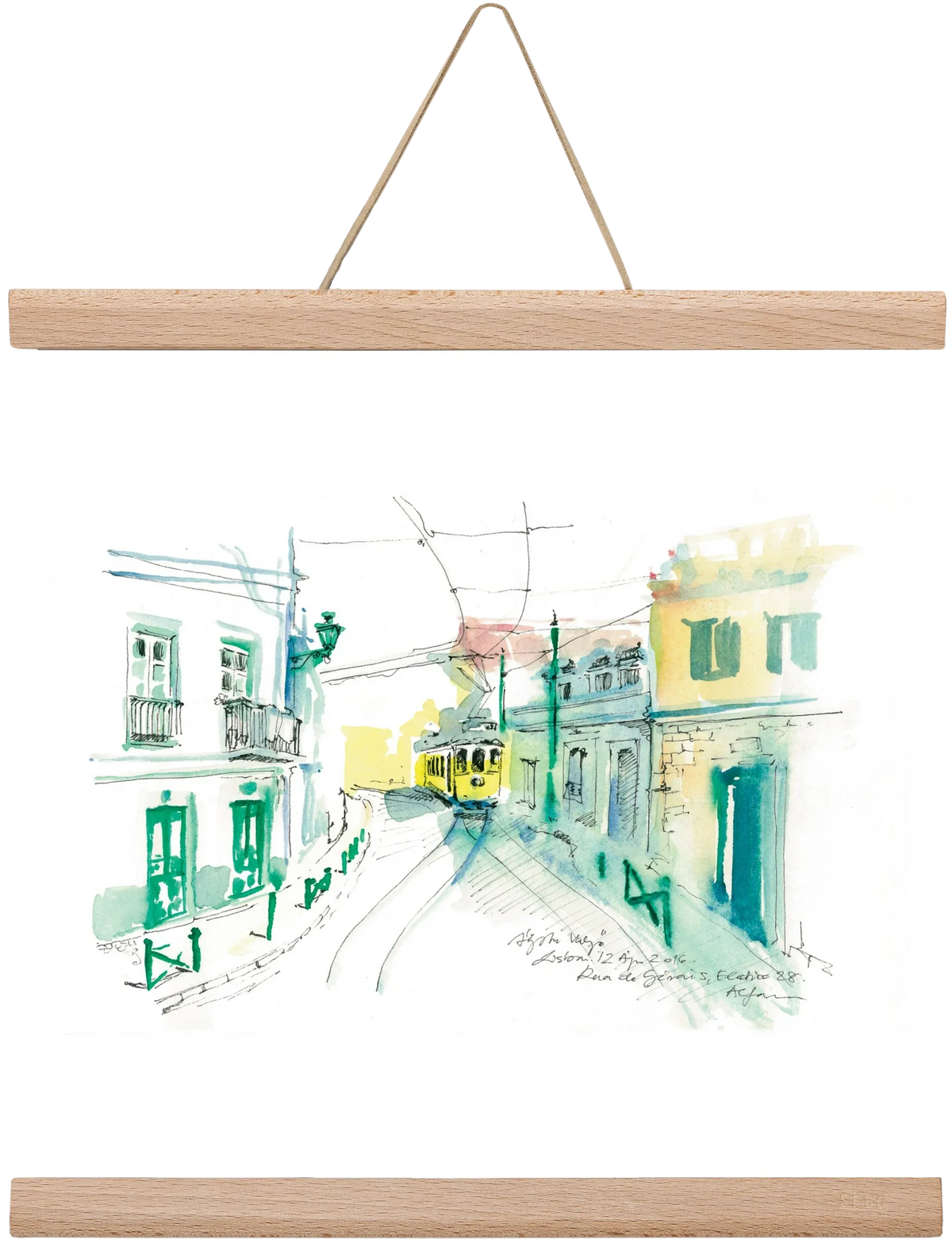 Lisbon Aquarelle No.6 - artbridge