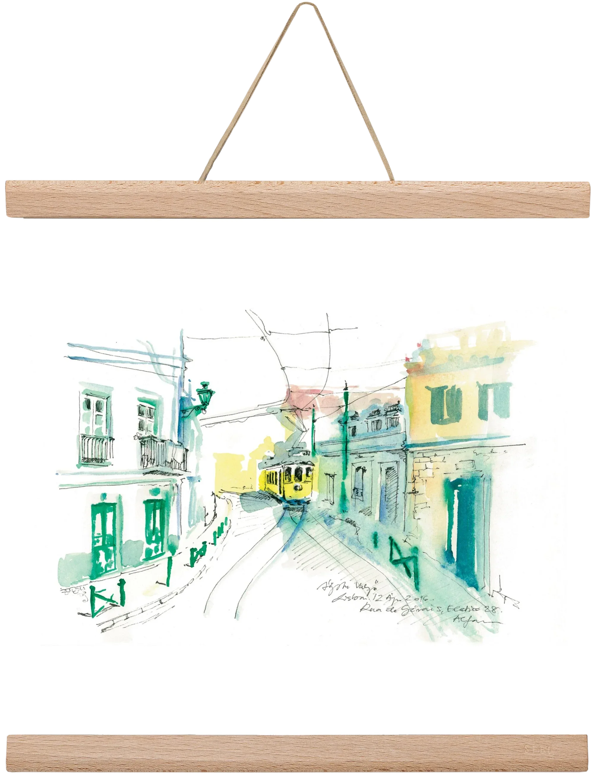 Lisbon Aquarelle No.6 - artbridge