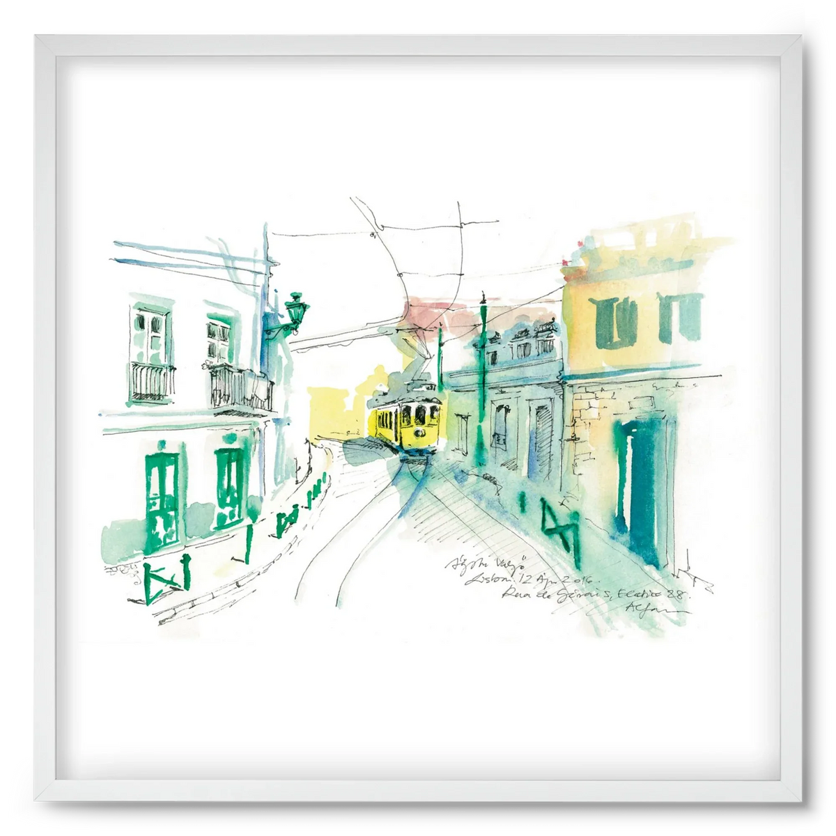 Lisbon Aquarelle No.6 - artbridge