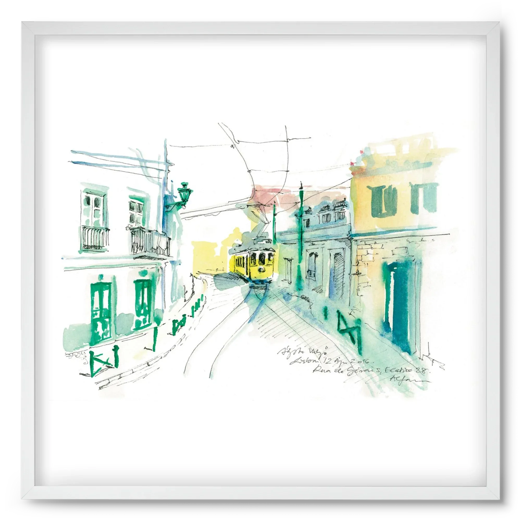 Lisbon Aquarelle No.6 - artbridge