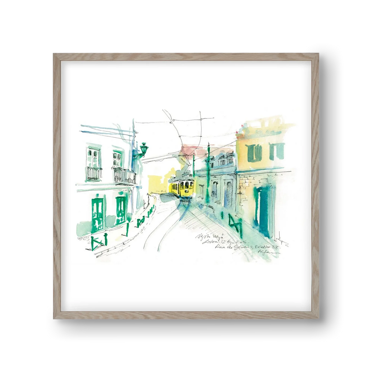 Lisbon Aquarelle No.6 - artbridge