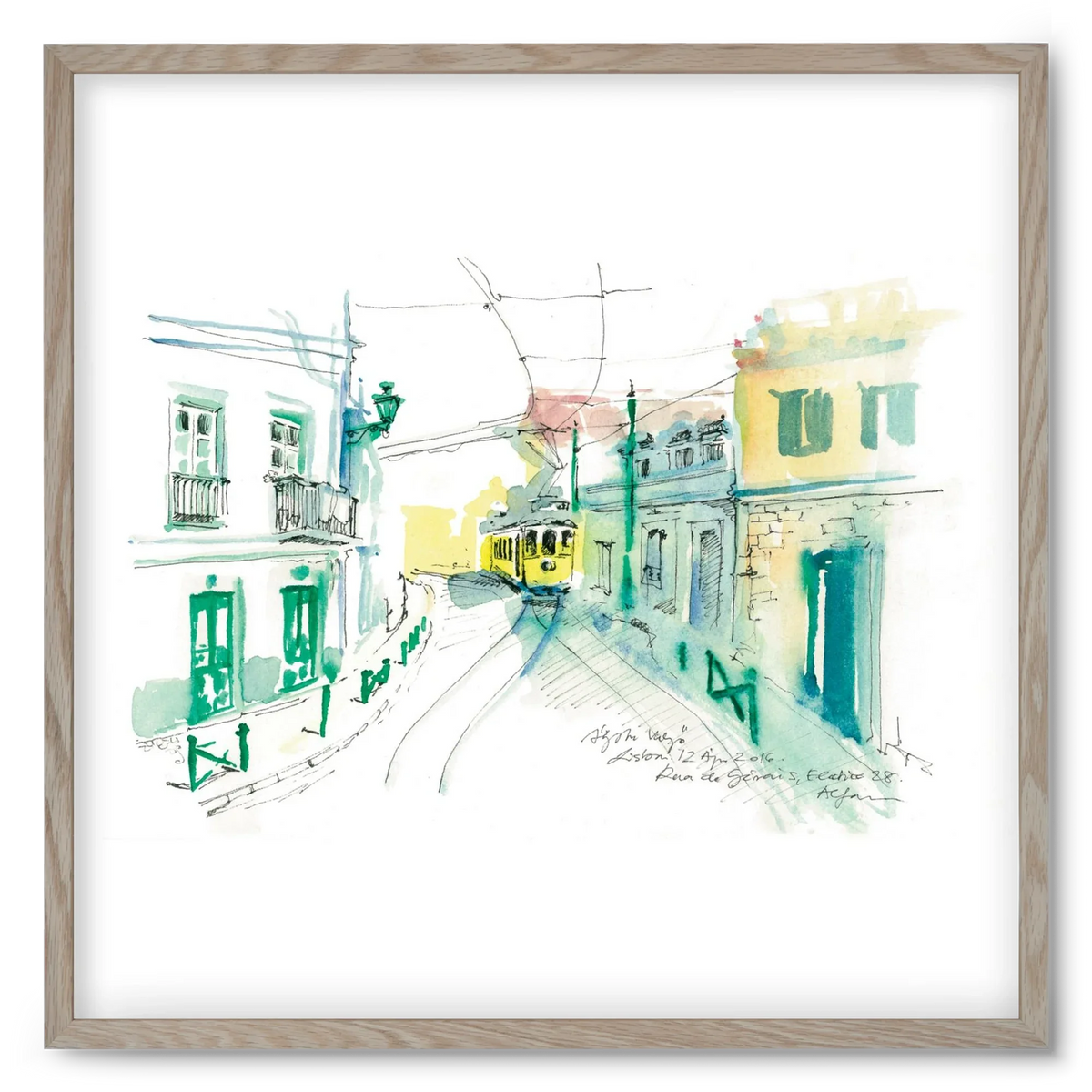 Lisbon Aquarelle No.6 - artbridge