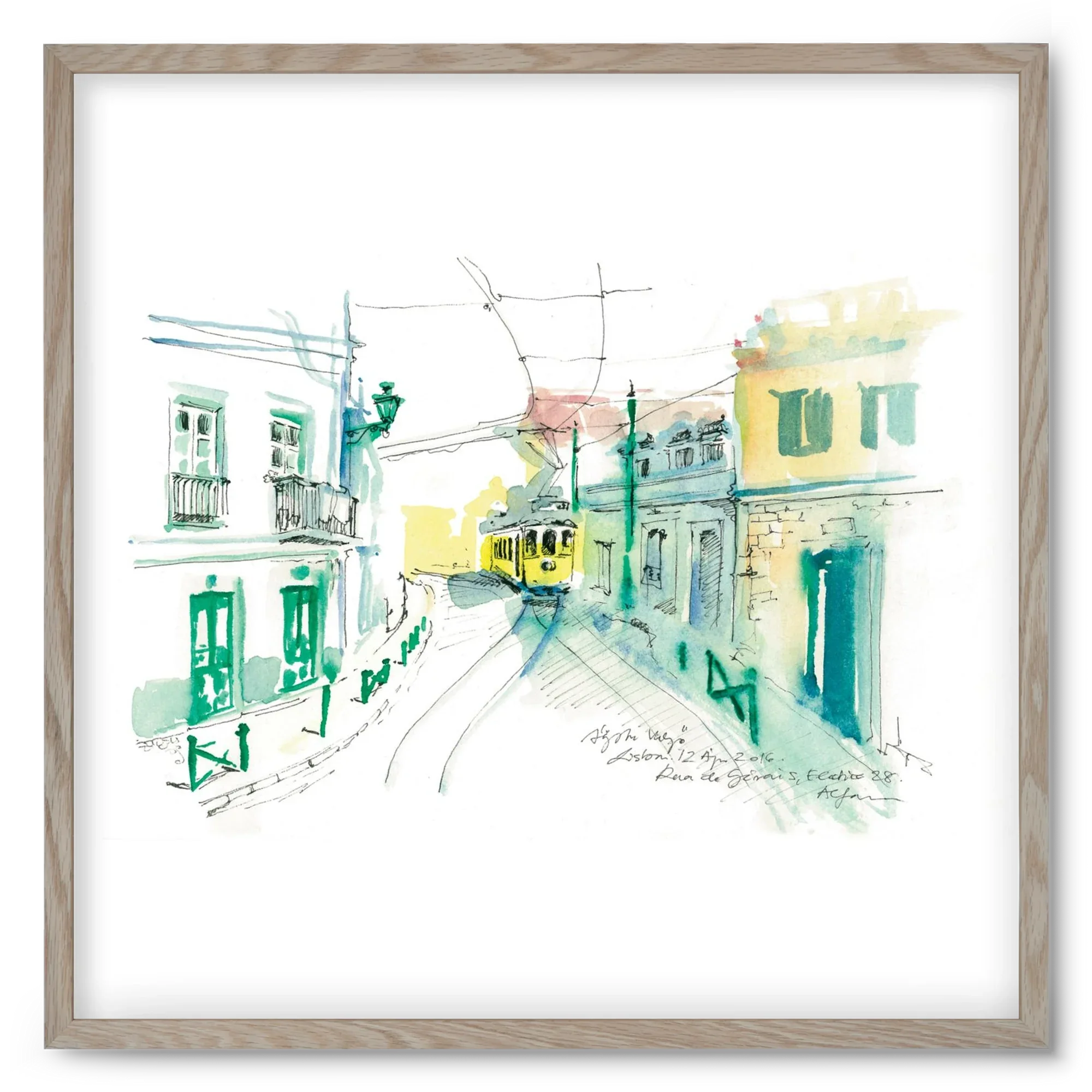 Lisbon Aquarelle No.6 - artbridge