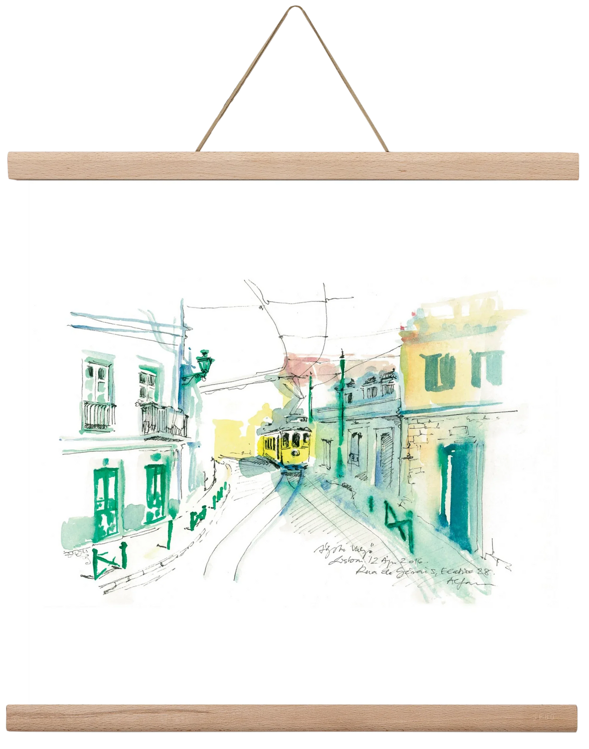 Lisbon Aquarelle No.6 - artbridge