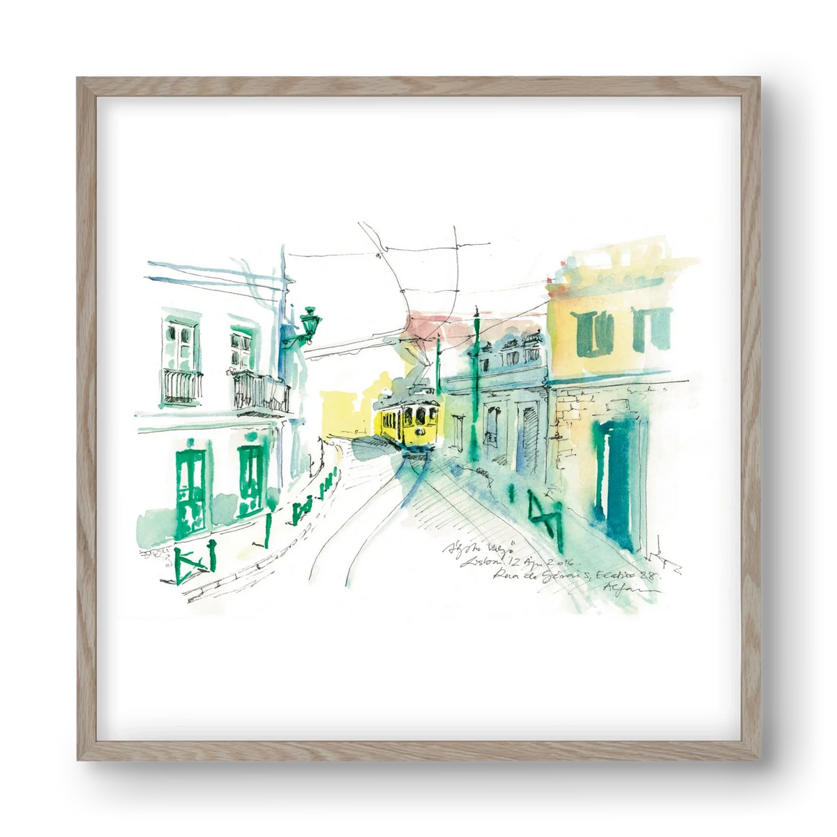Lisbon Aquarelle No.6 - artbridge