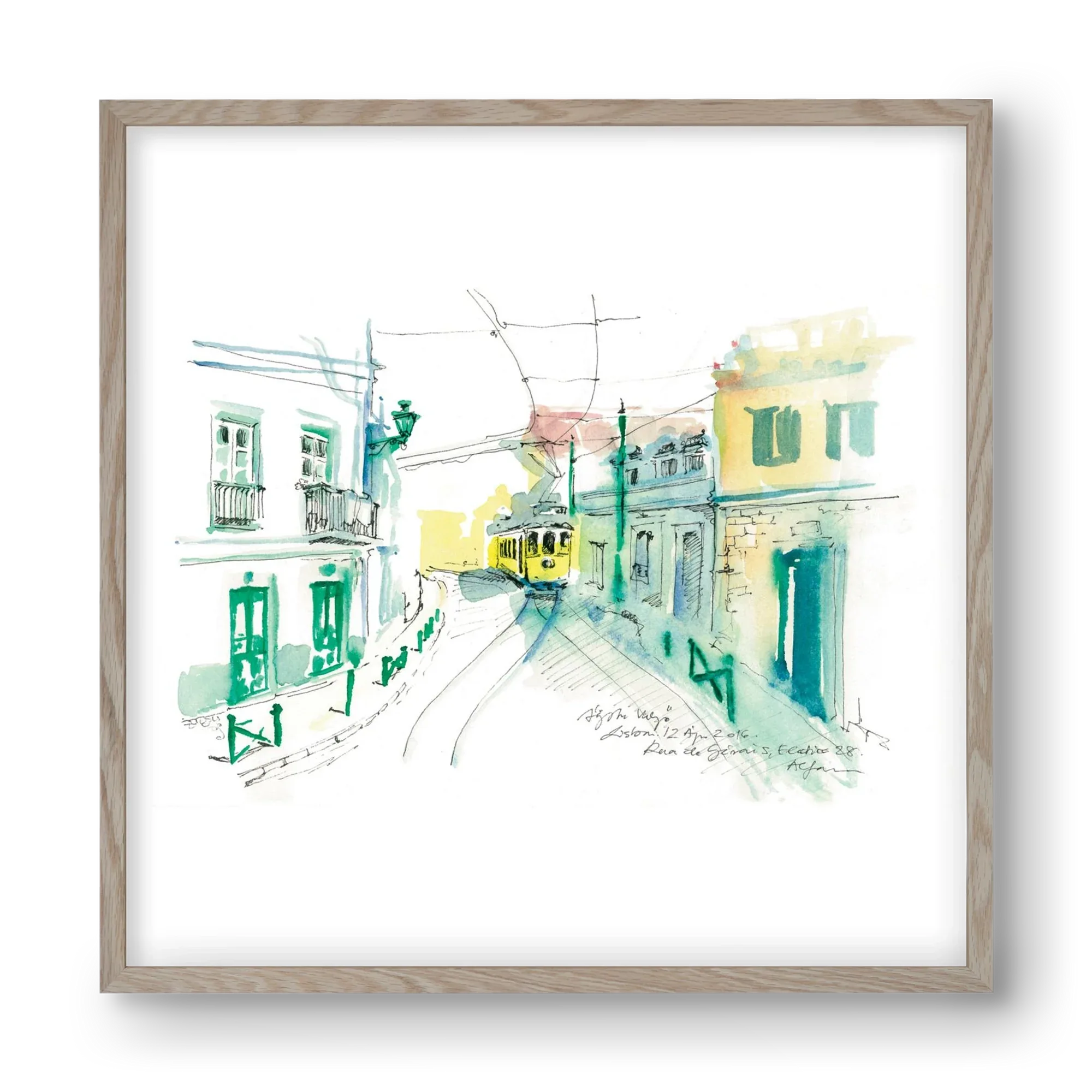 Lisbon Aquarelle No.6 - artbridge