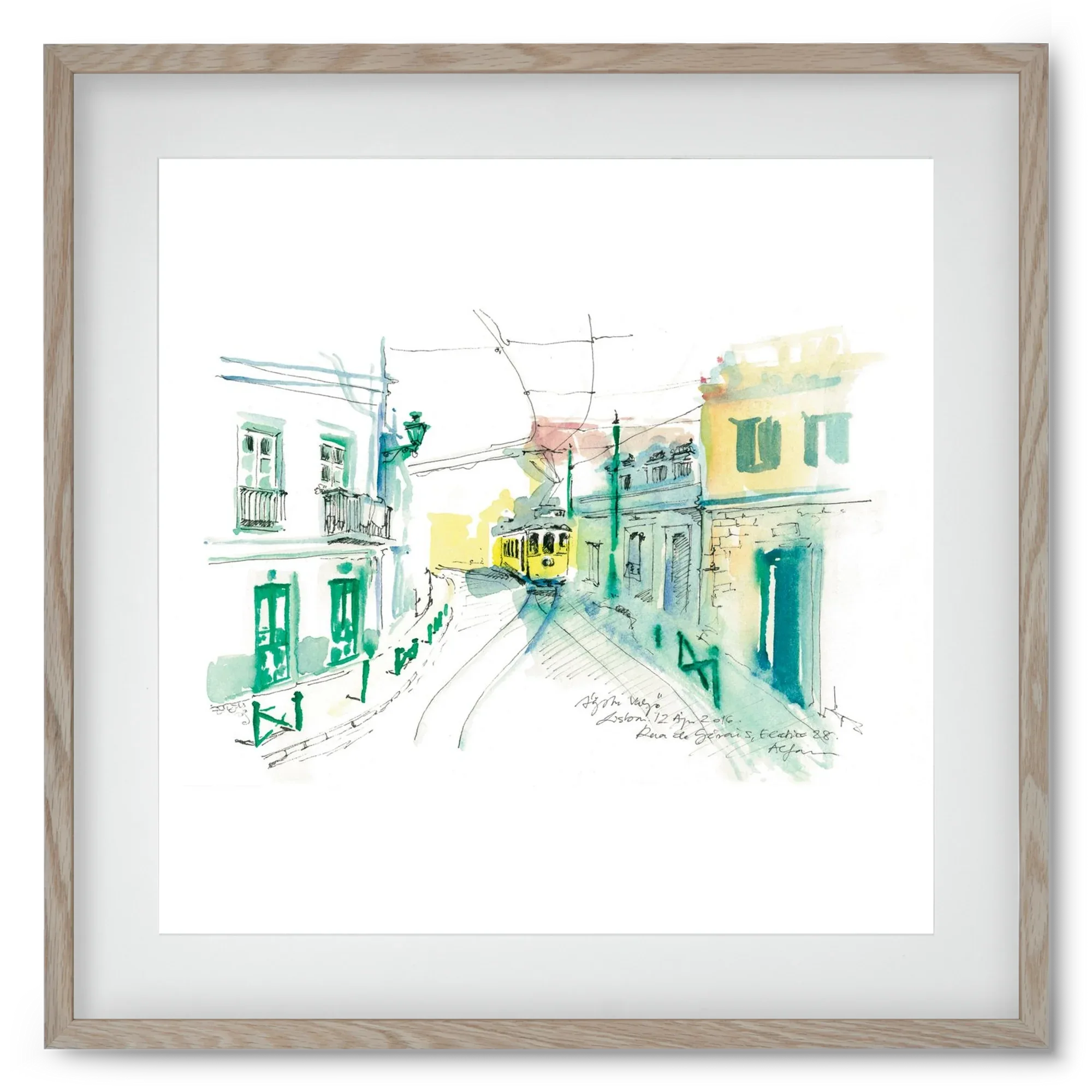 Lisbon Aquarelle No.6 - artbridge