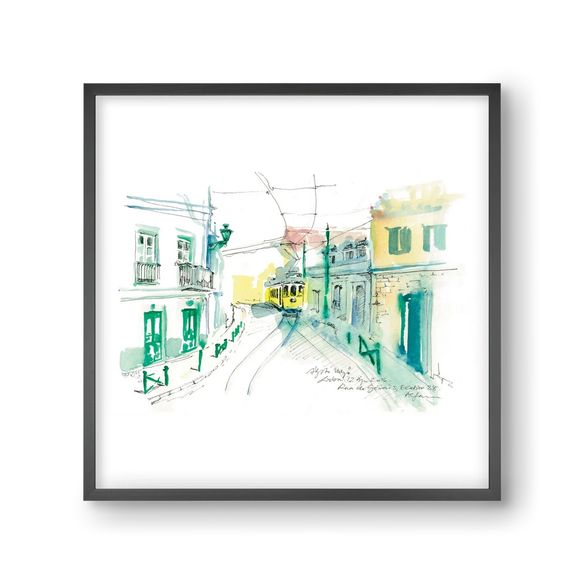 Lisbon Aquarelle No.6 - artbridge